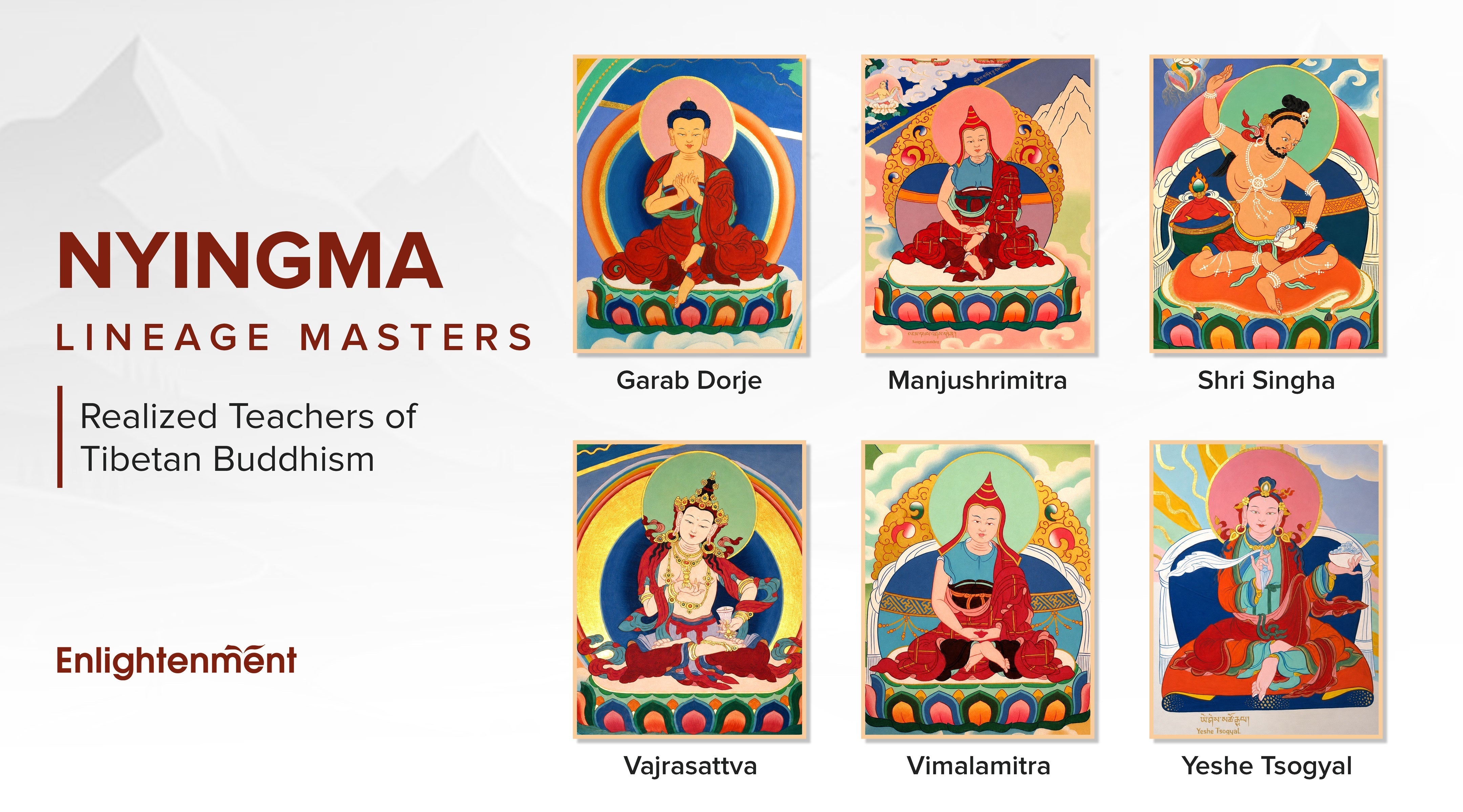 Nyingma Lineage Masters: Realized Teachers of Tibetan Buddhism