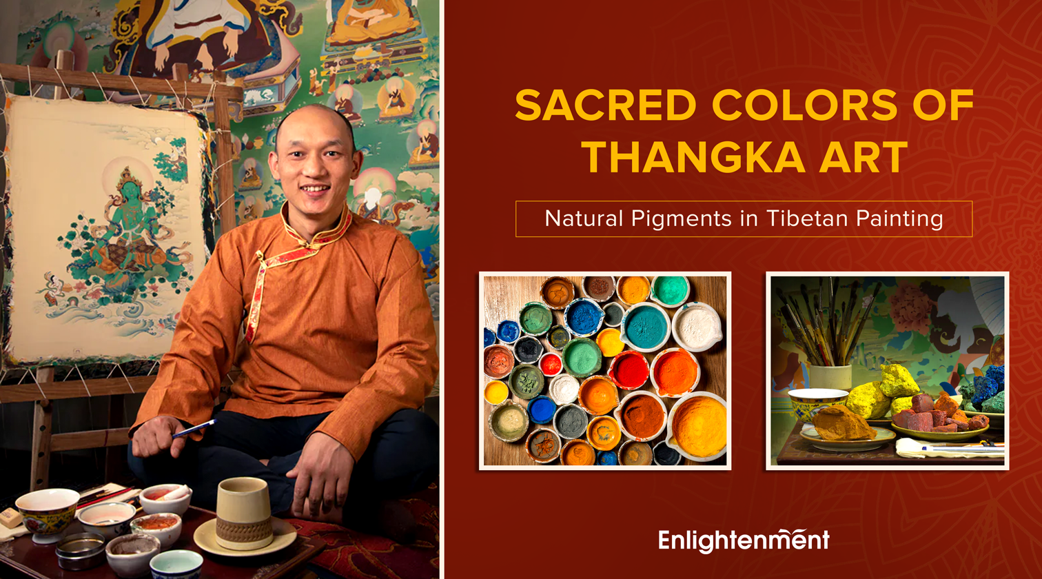 Sacred Colors of Thangka Art: Natural Pigments in Tibetan Painting
