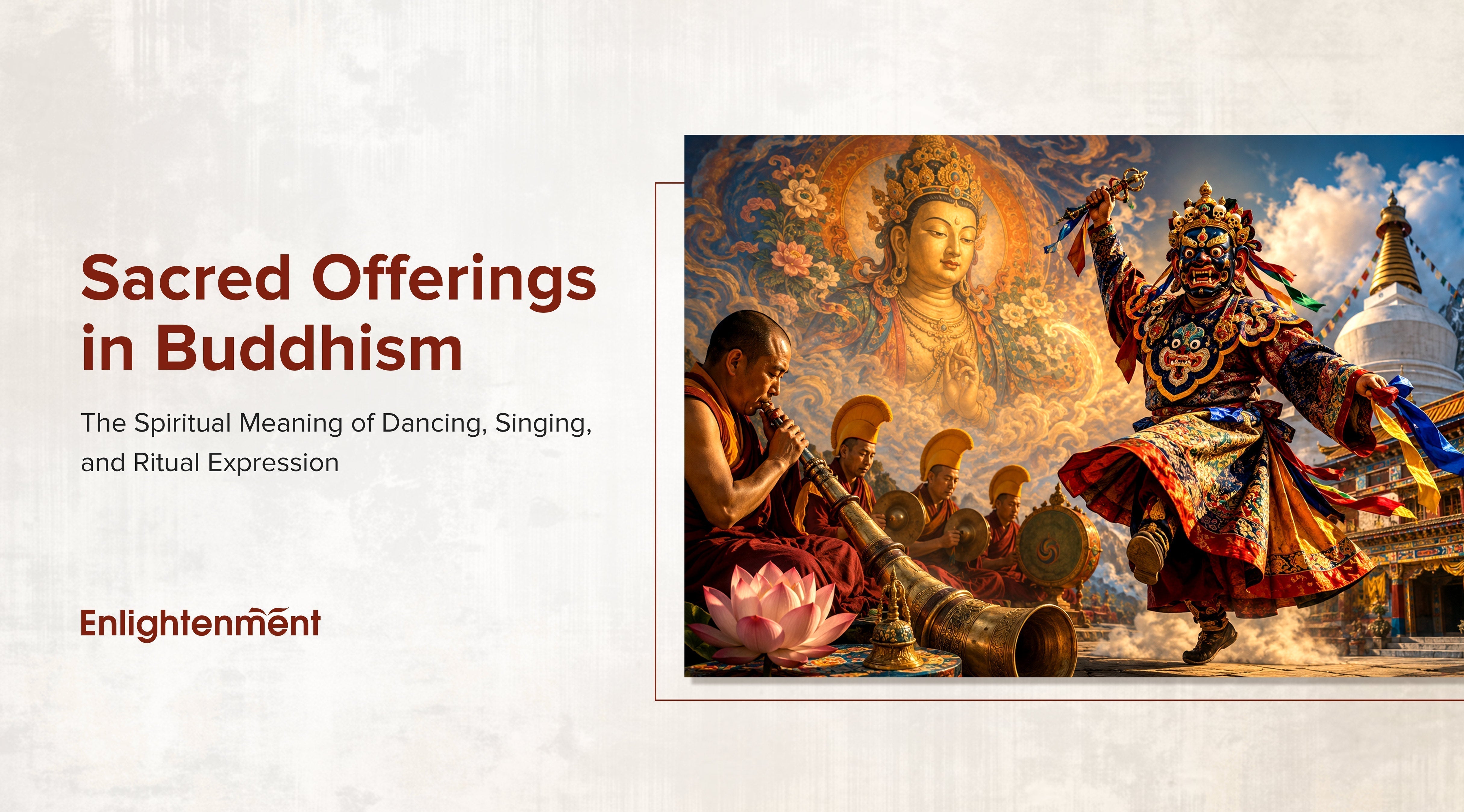 Sacred Offerings in Buddhism: The Spiritual Meaning of Dancing, Singing, and Ritual Expression