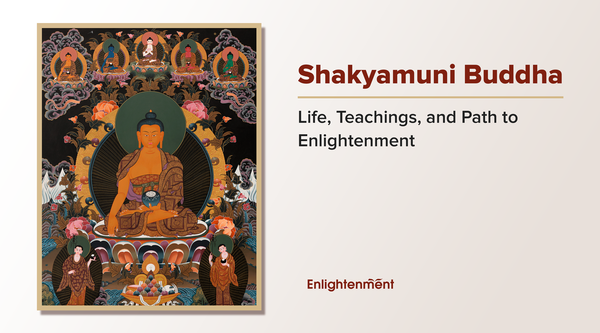 Shakyamuni Buddha Thangka: Life, Teaching ,and Path to Enlightenment