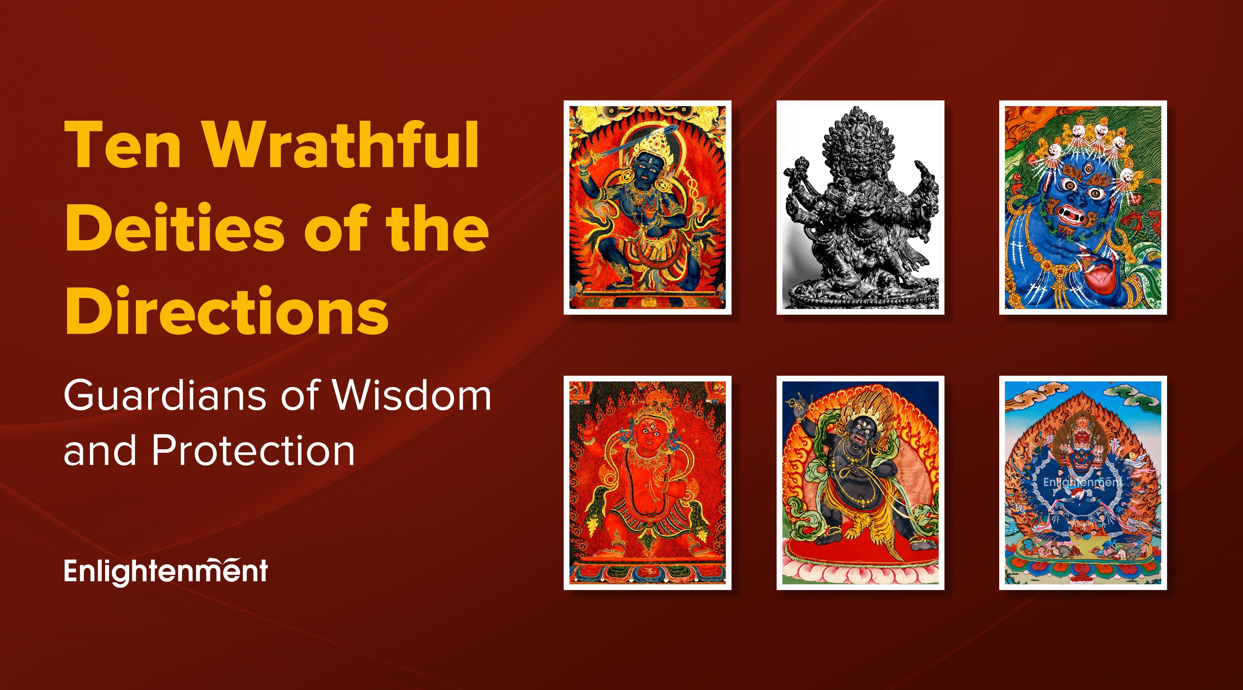 Ten Wrathful Deities of the Directions: Guardians of Wisdom and Protection