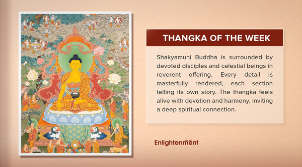 Shakyamuni Buddha Thangka: Peace and Devotion