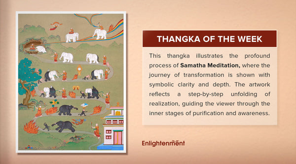 Samanta Meditation Thangka: A Visual Journey of Inner Transformation and Awakening