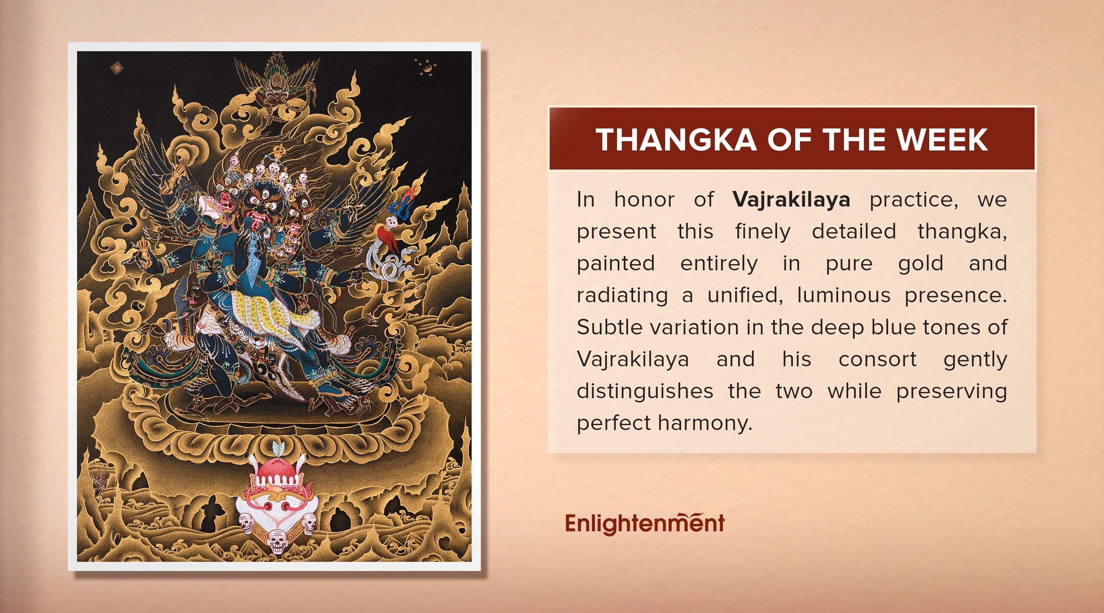 Nagthang Vajrakilaya Thangka | The Beauty of Detail in Compact