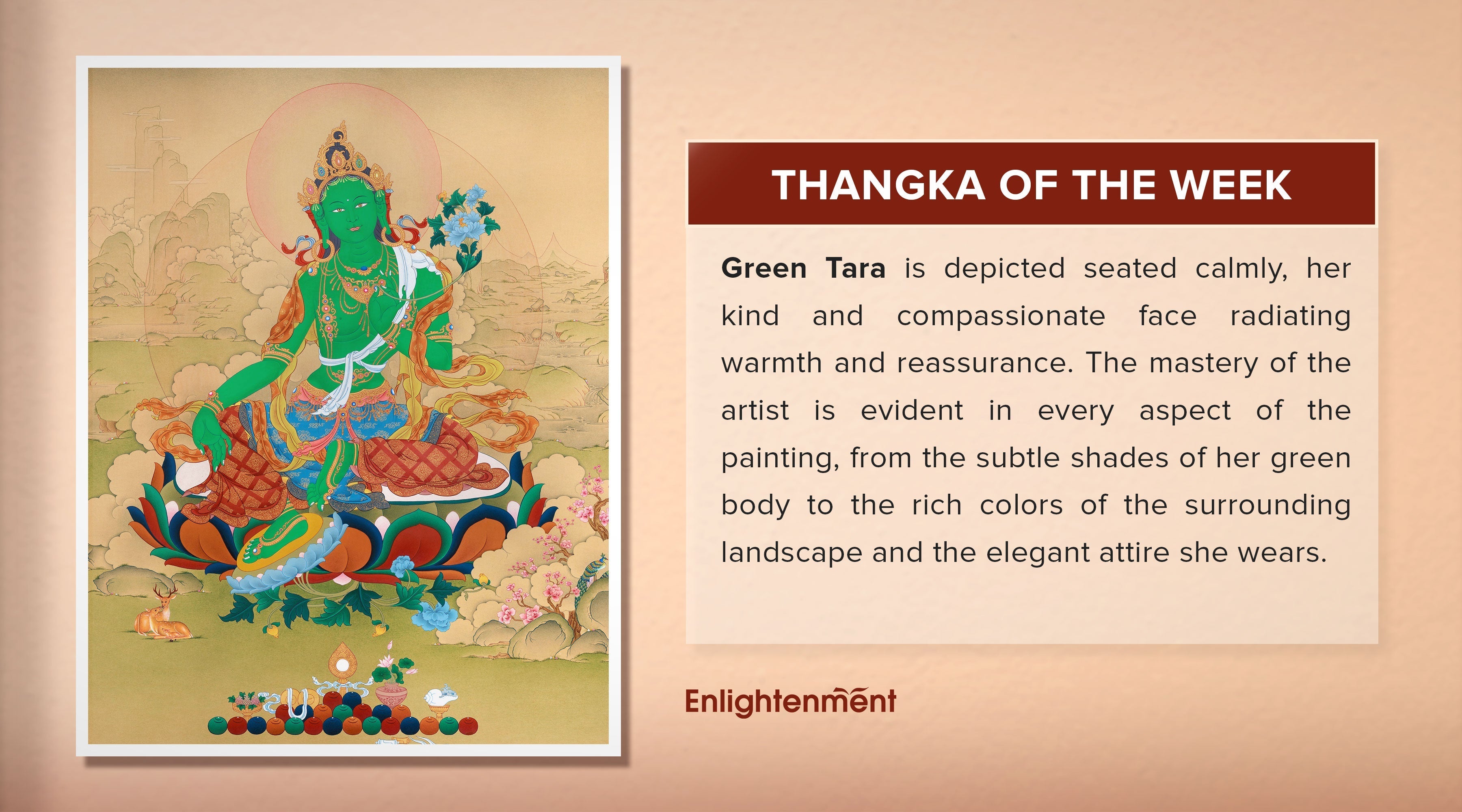 Green Tara Thangka: A Living Presence of Compassion, Protection, and Swift Blessings