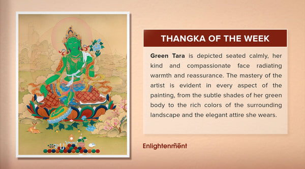 Green Tara Thangka: A Living Presence of Compassion, Protection, and Swift Blessings