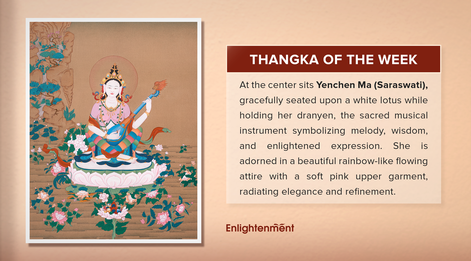 Yenchen Ma Thangka: A Sacred Presence of Wisdom, Beauty, and Peaceful Inspiration