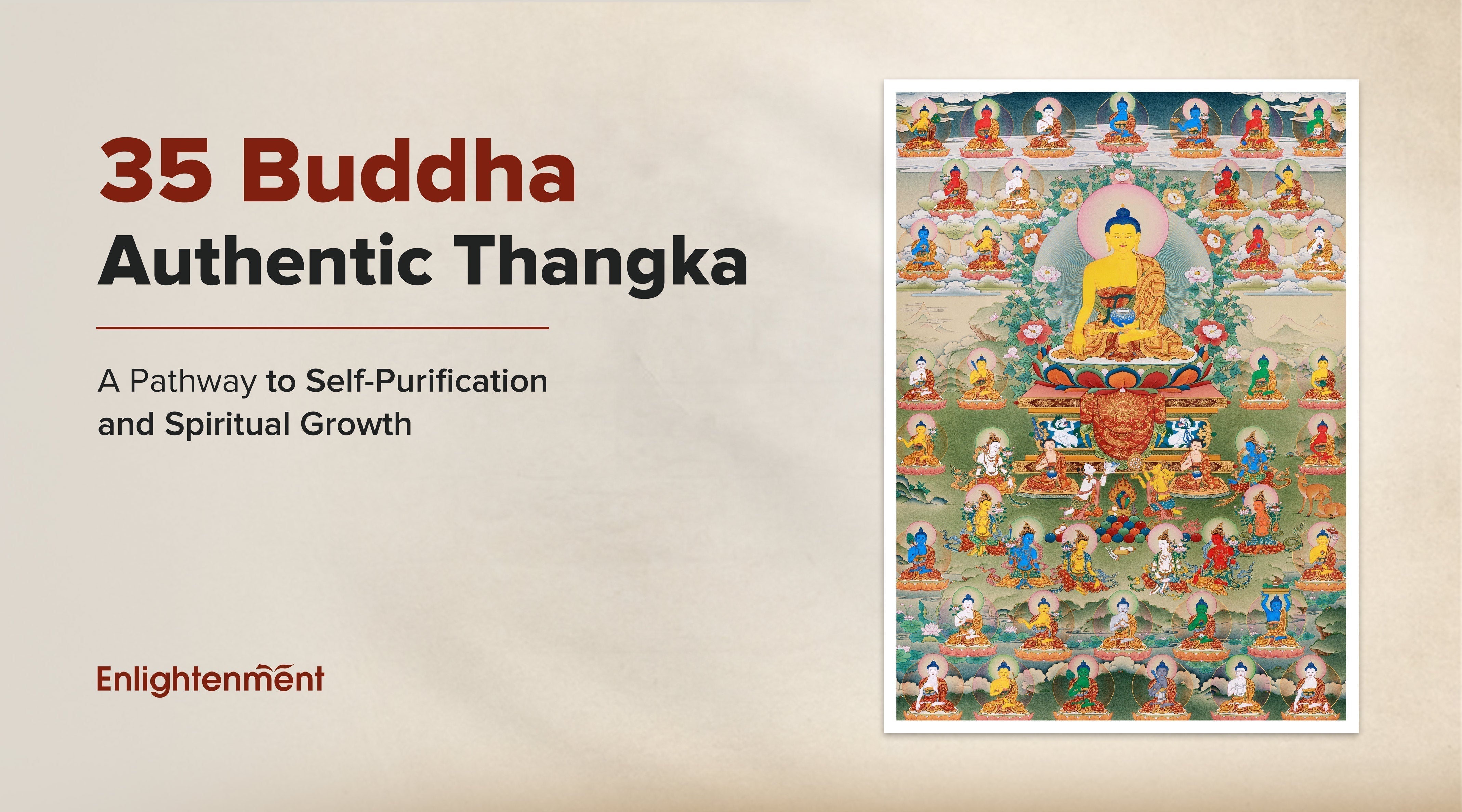 35 Buddhas Authentic Thangka: A Pathway to Self-Purification and Spiritual Growth