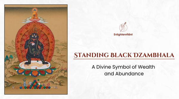 Standing Black Dzambhala blog