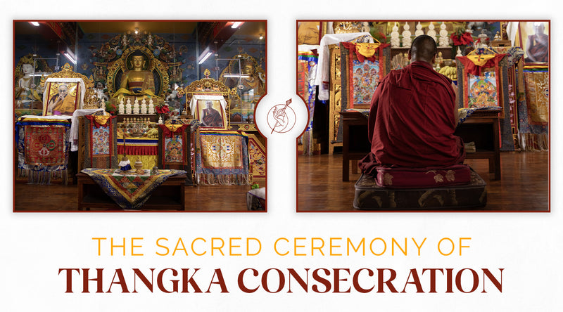 The Sacred Consecration Ceremony Of Thangka In Buddhism