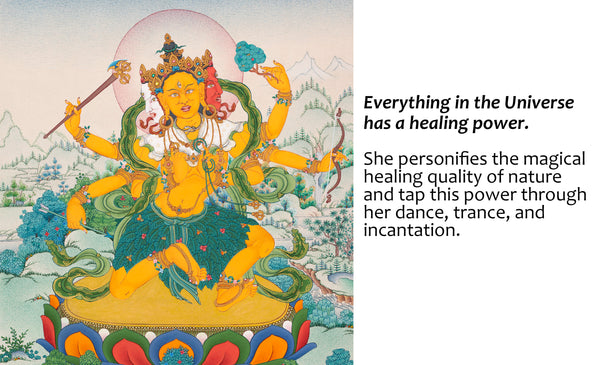 Parnashavari, The Healing Goddess in Clothes of Leaves