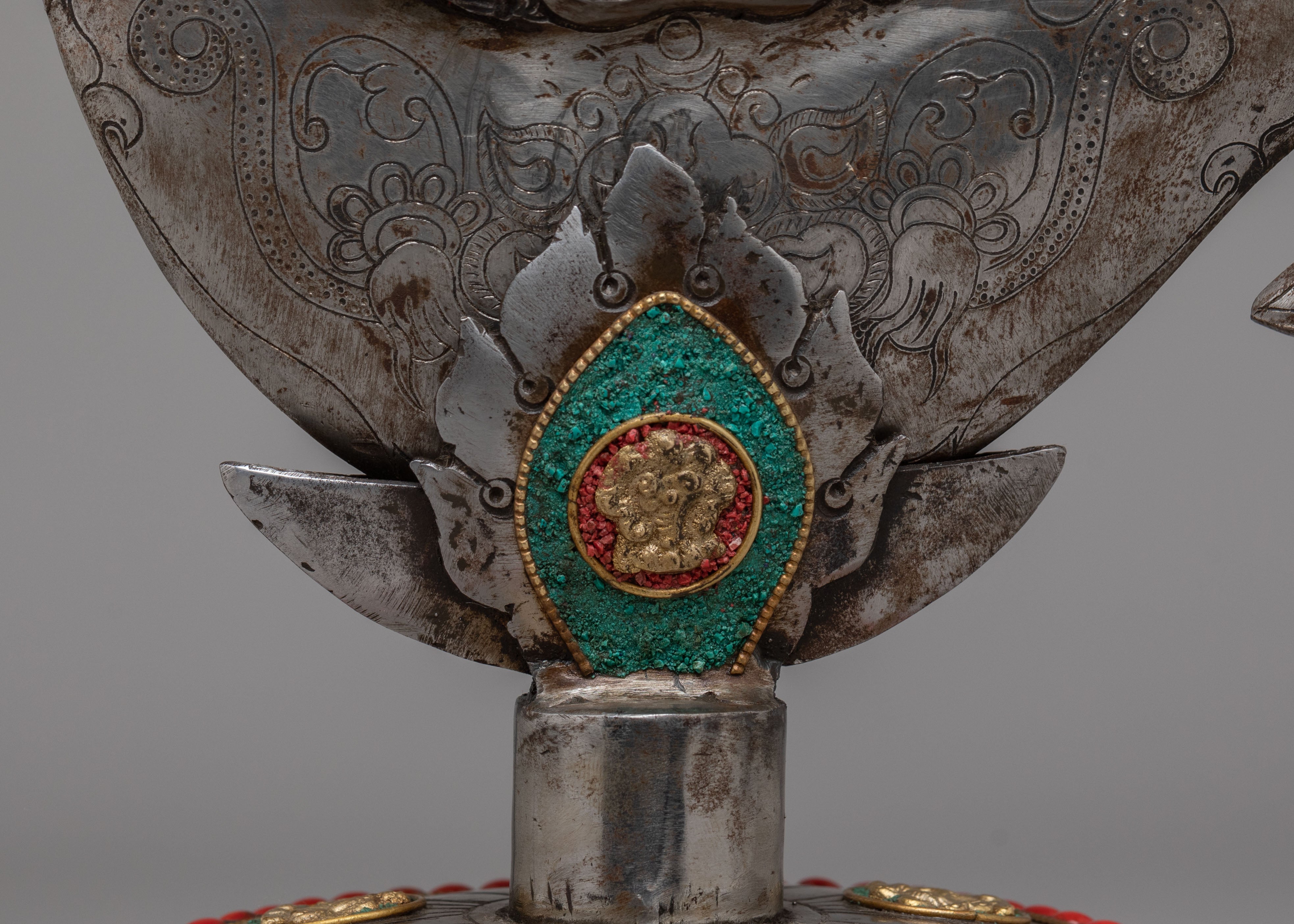 Handcrafted Ritual Kartika Knife | Traditional Vajrayana Offering Knife