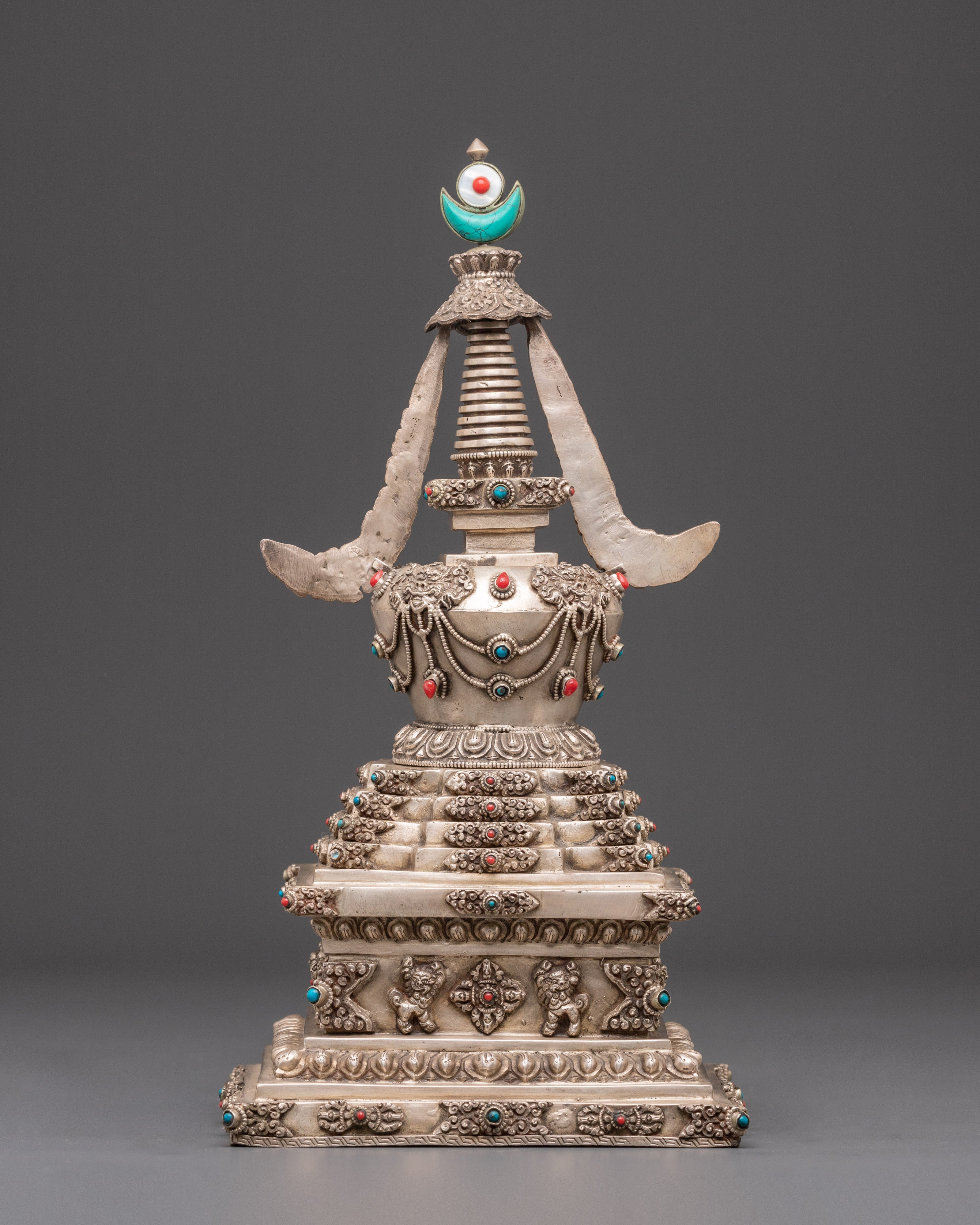 Handmade Stupa for Buddhist Ritual | Symbol of Enlightenment