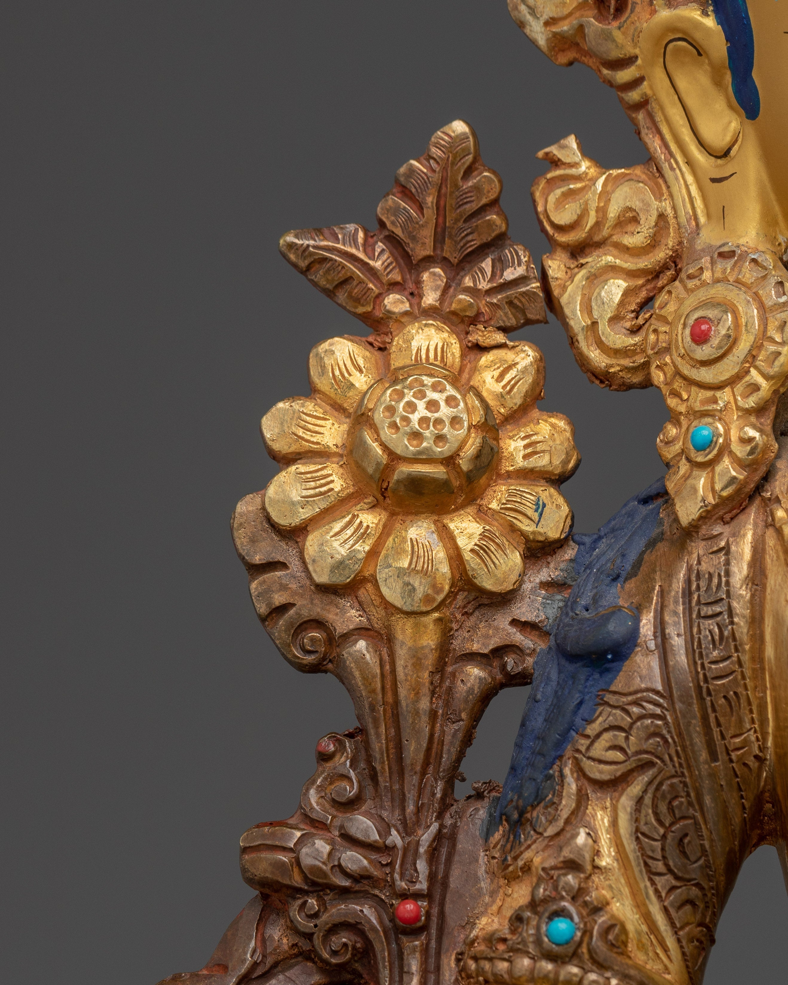 Religious Art of Green Tara | Seven Eyed Deity