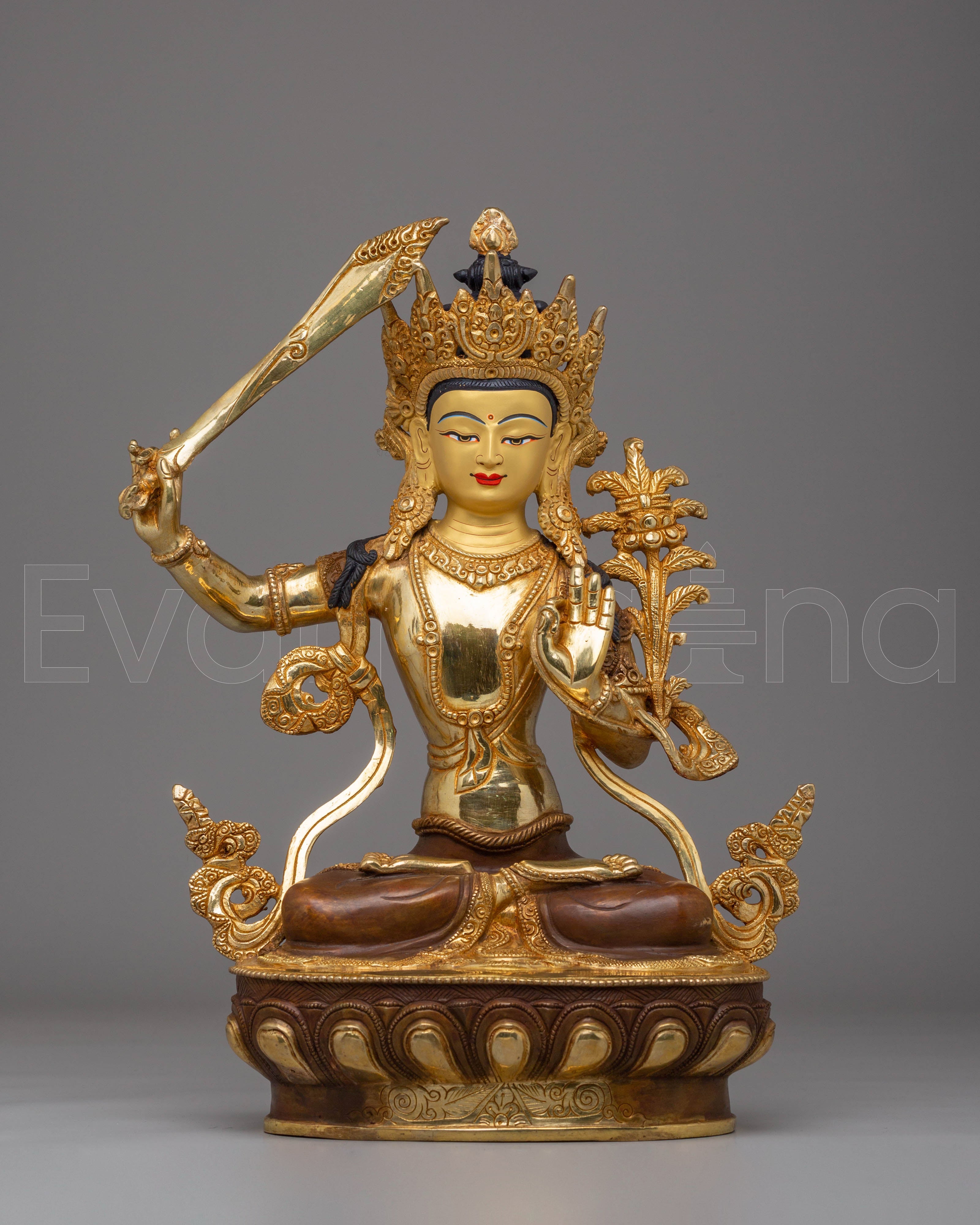 Handmade Statue of Manjushri | Bodhisattva of Wisdom