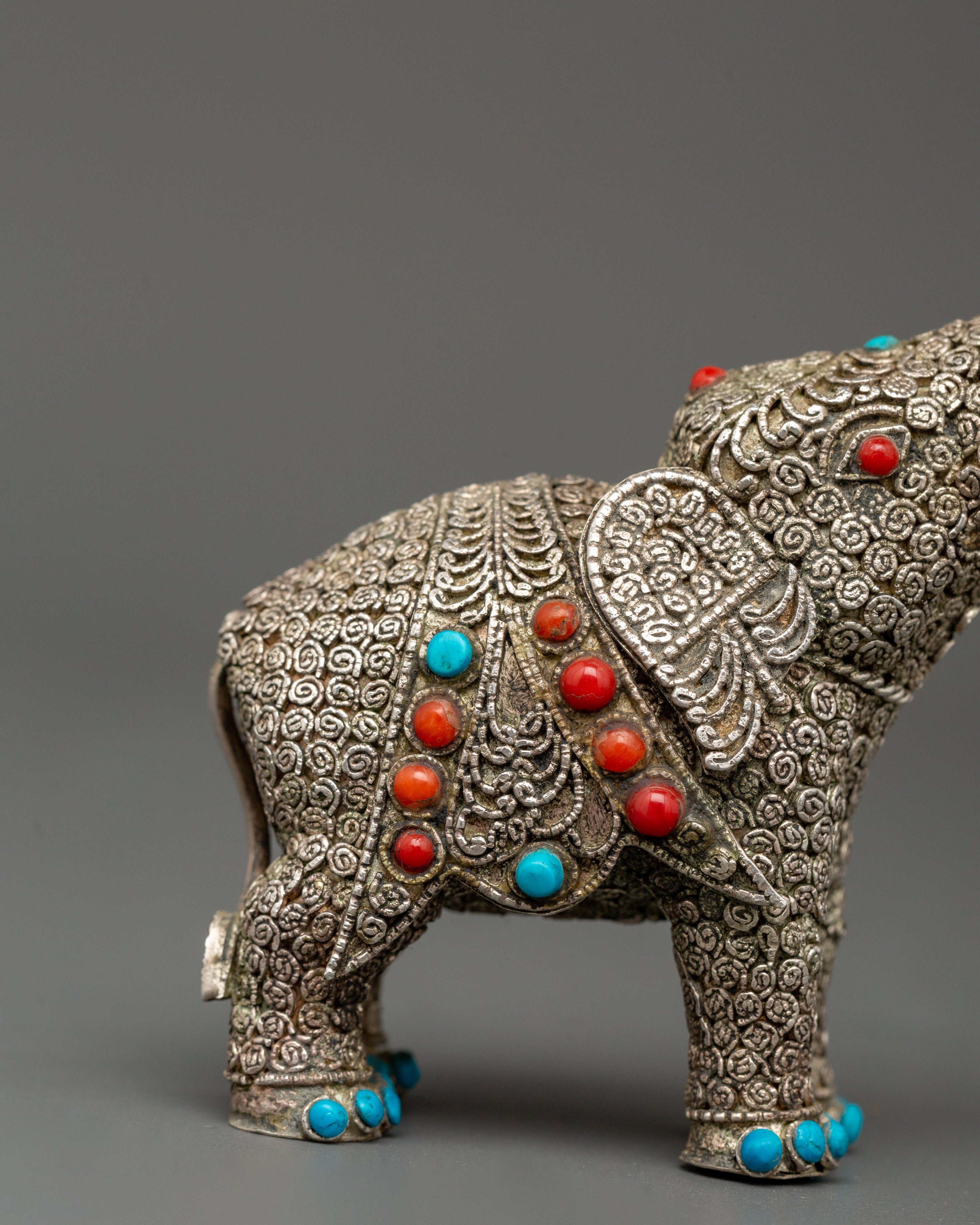 Elephant Figurine | Embodiment of Power, Wisdom, and Grace