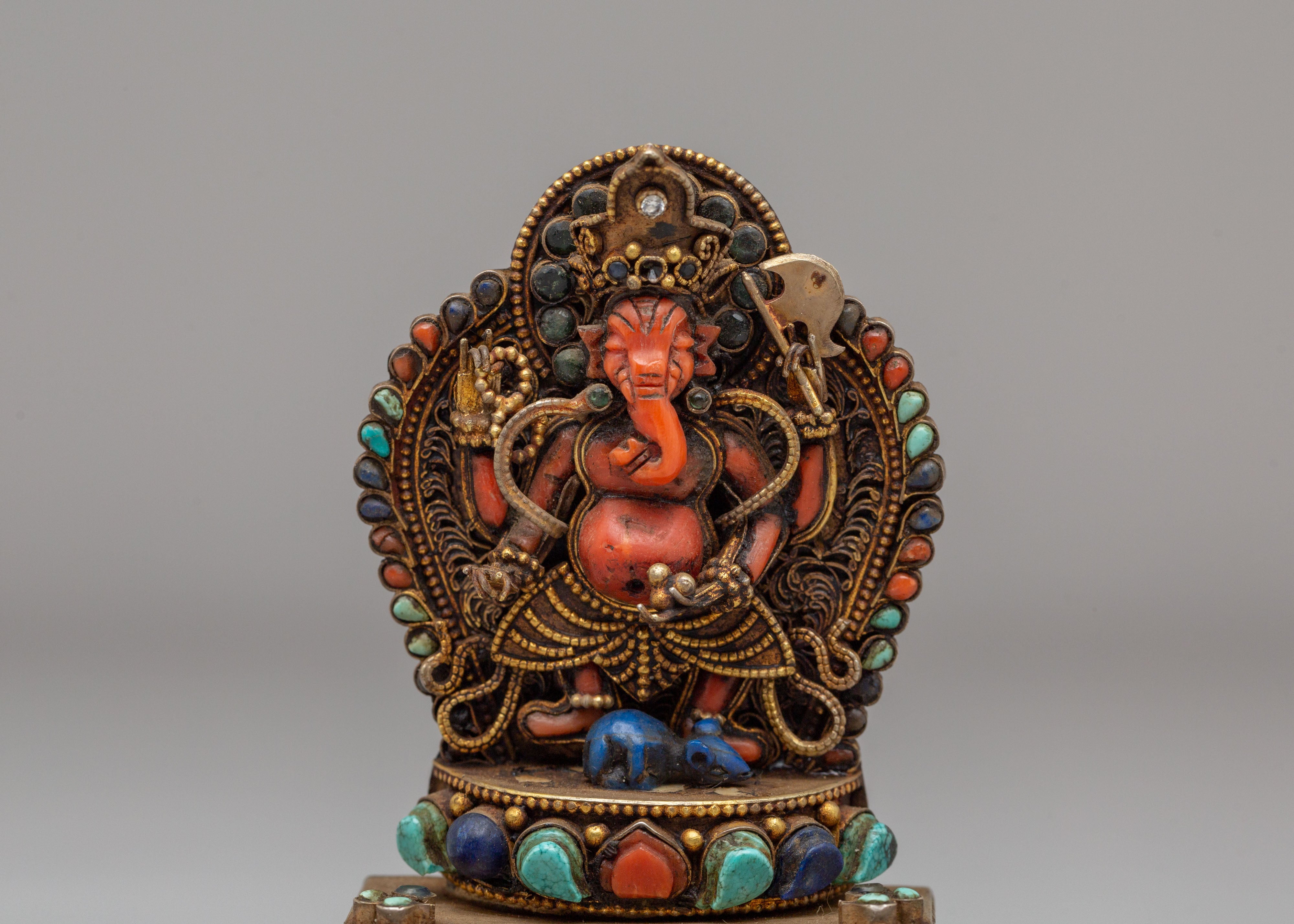 Traditional Ganesh Ghau Locket | Spiritual Jewelry