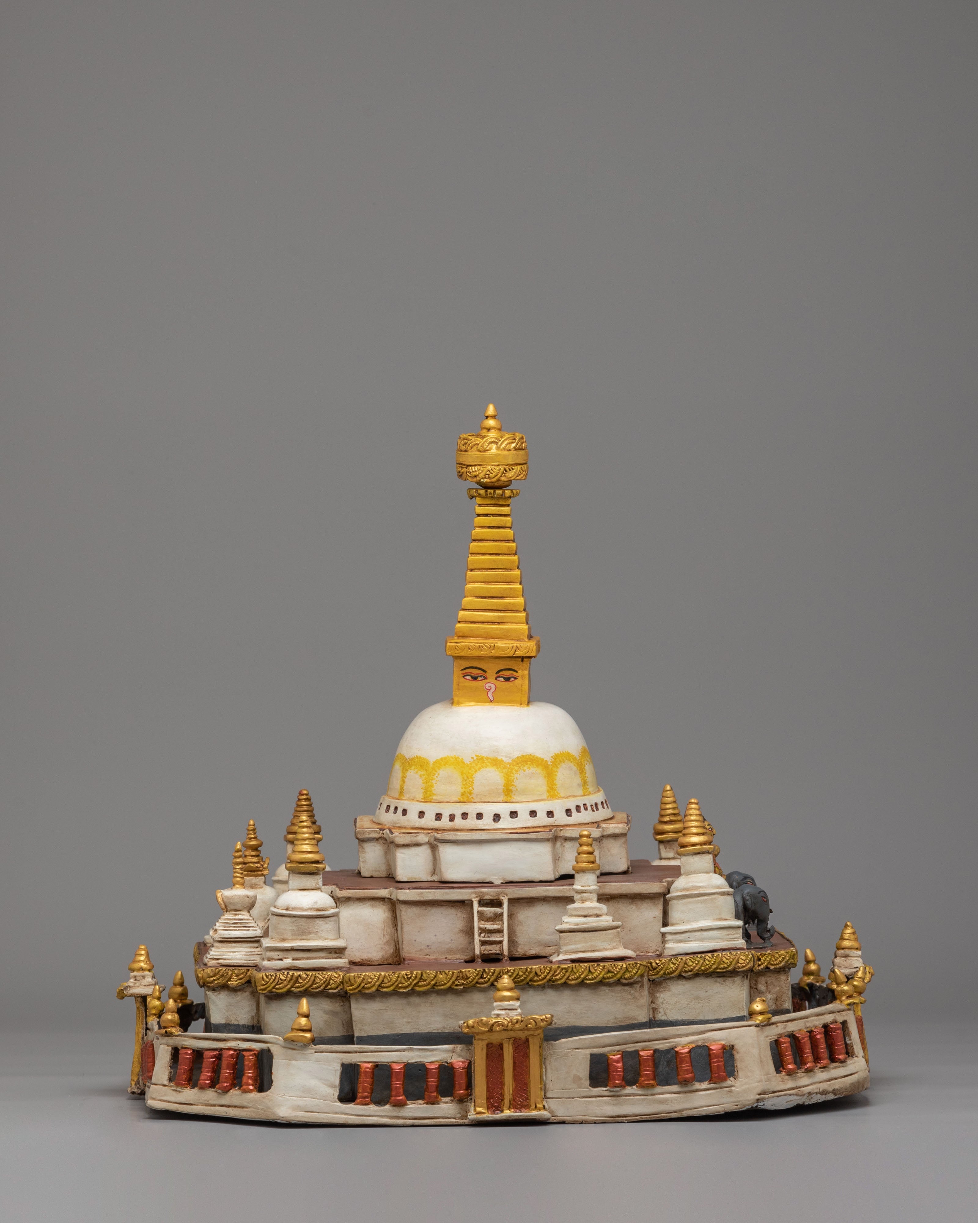 Handcrafted Himalayan Stupa Sculpture | Sacred Buddhist Art for Meditation