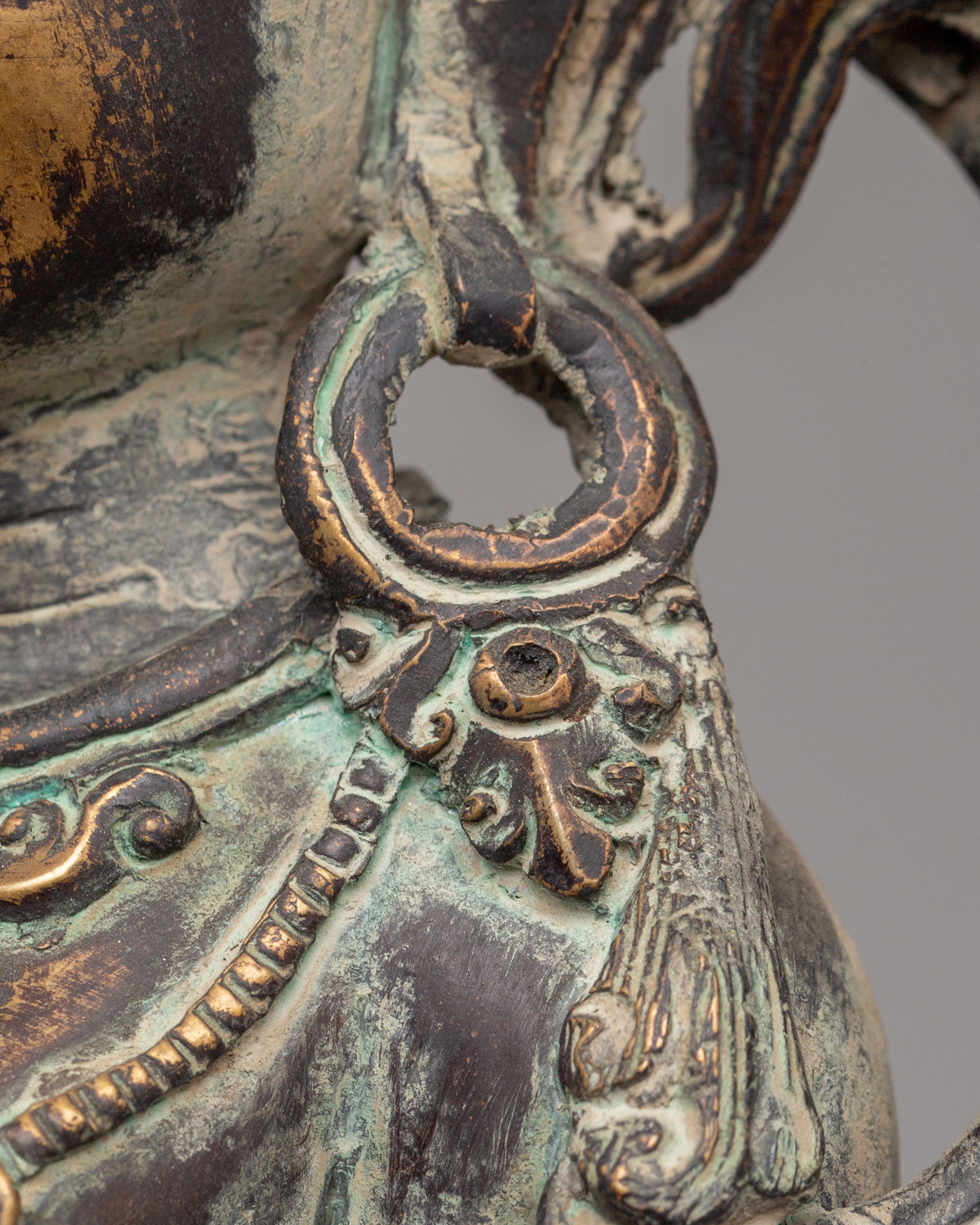 Standing Green Tara Figurine | Traditional Himalayan Art