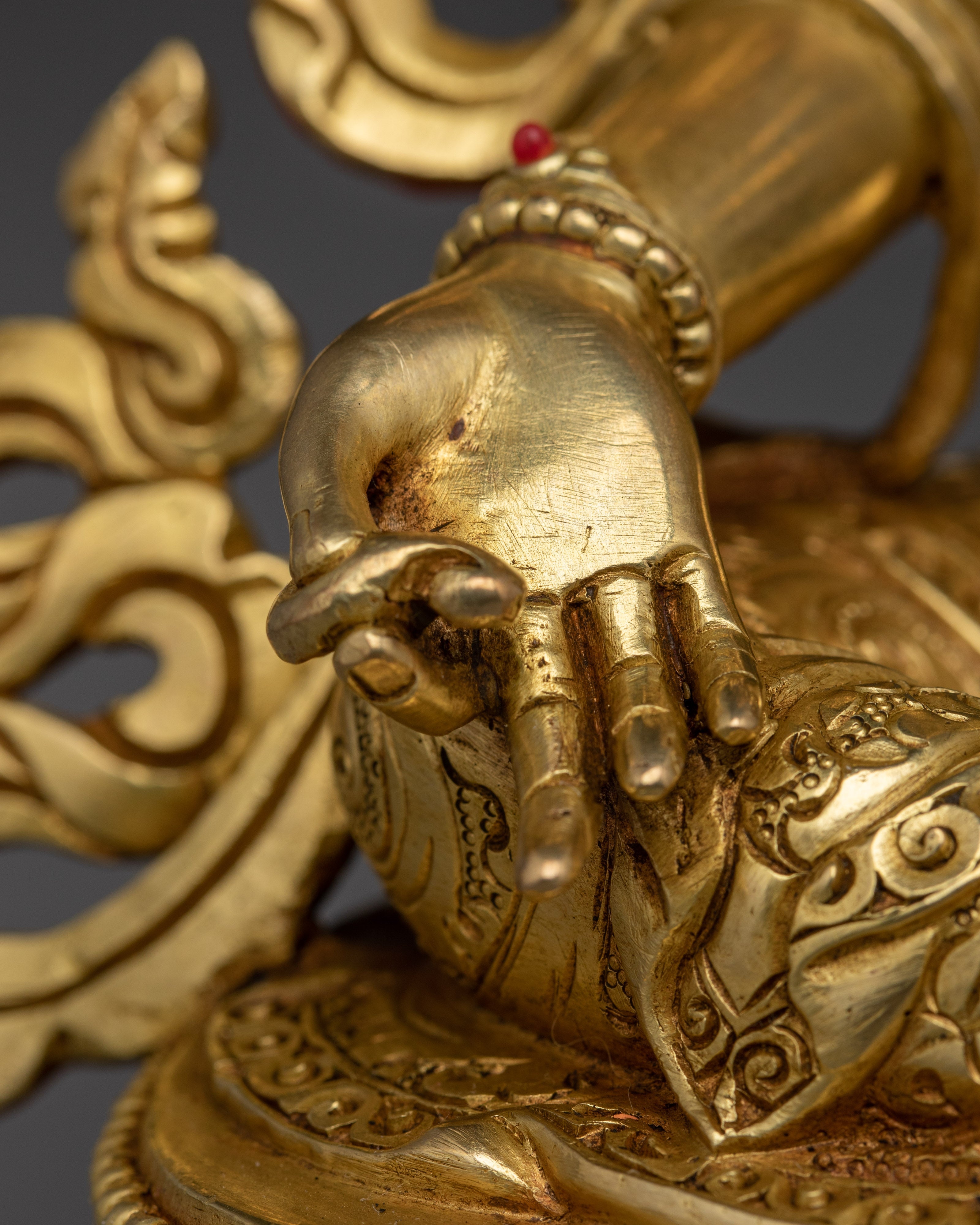 Compassionate Green Tara Copper Statue | Mother of All Buddhas