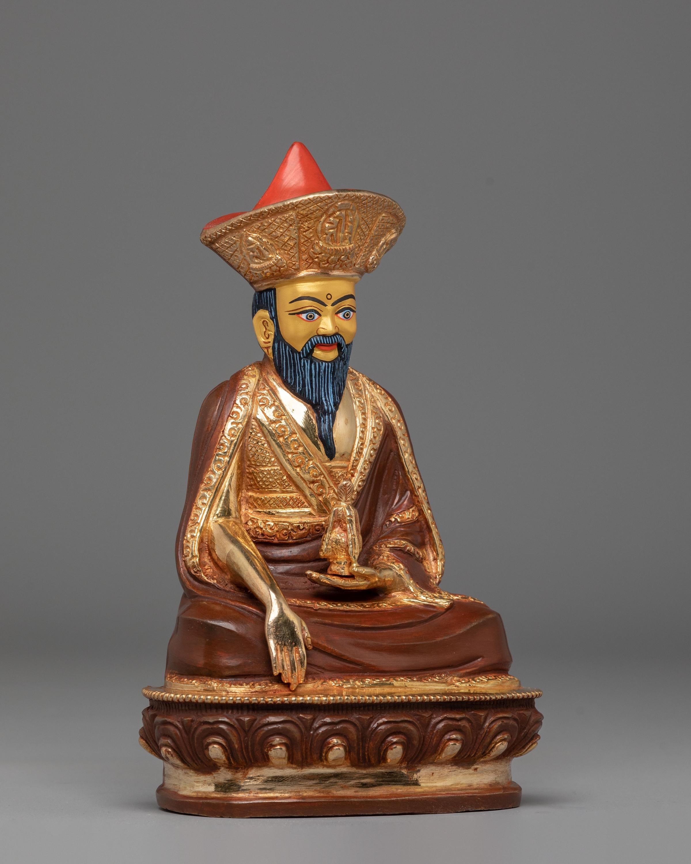 Sacred Statue of Guru Shapdum | Tibetan Guru Shapdum Sculpture