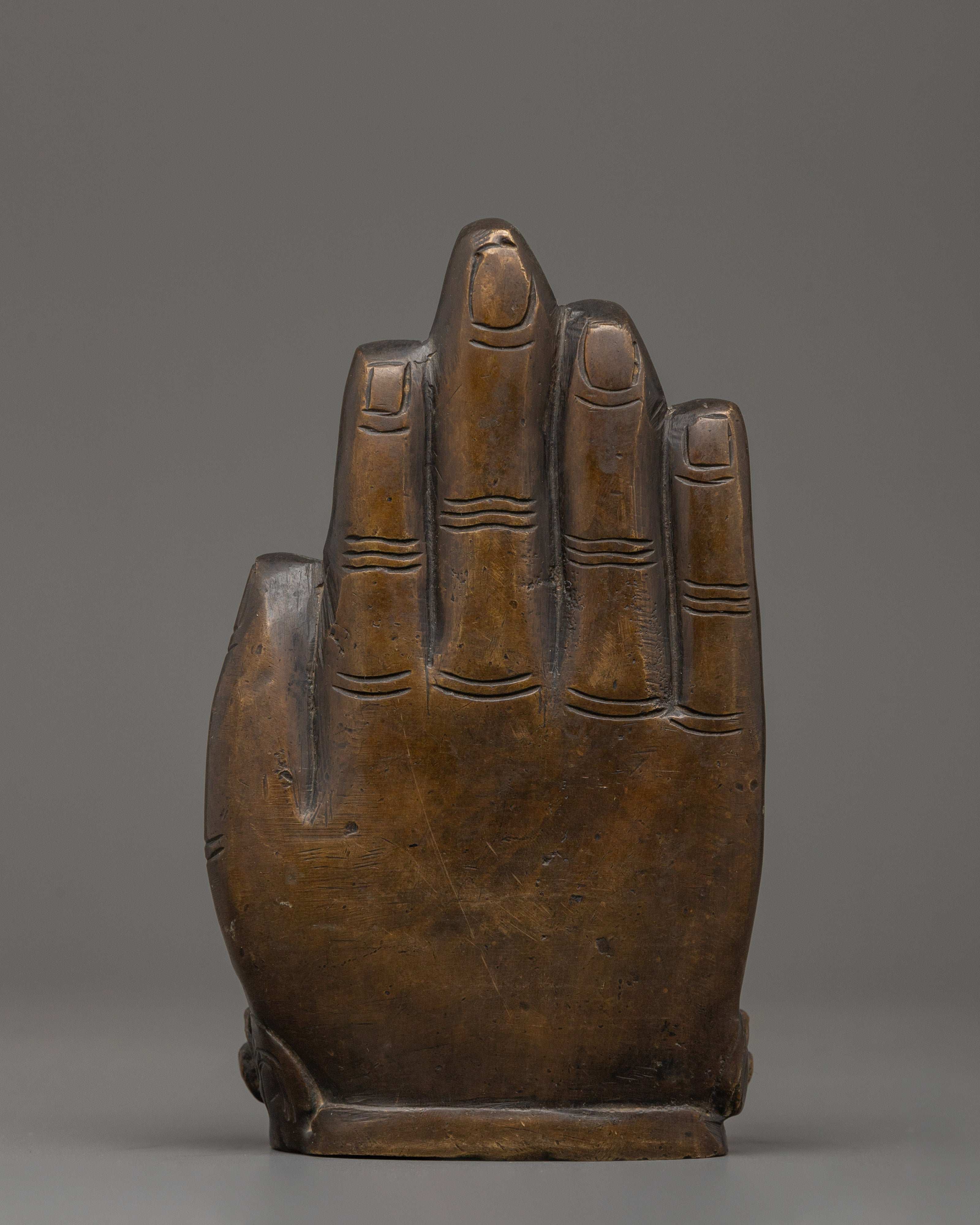 Brass Amogasiddhi Statue | Spiritual Altar Art