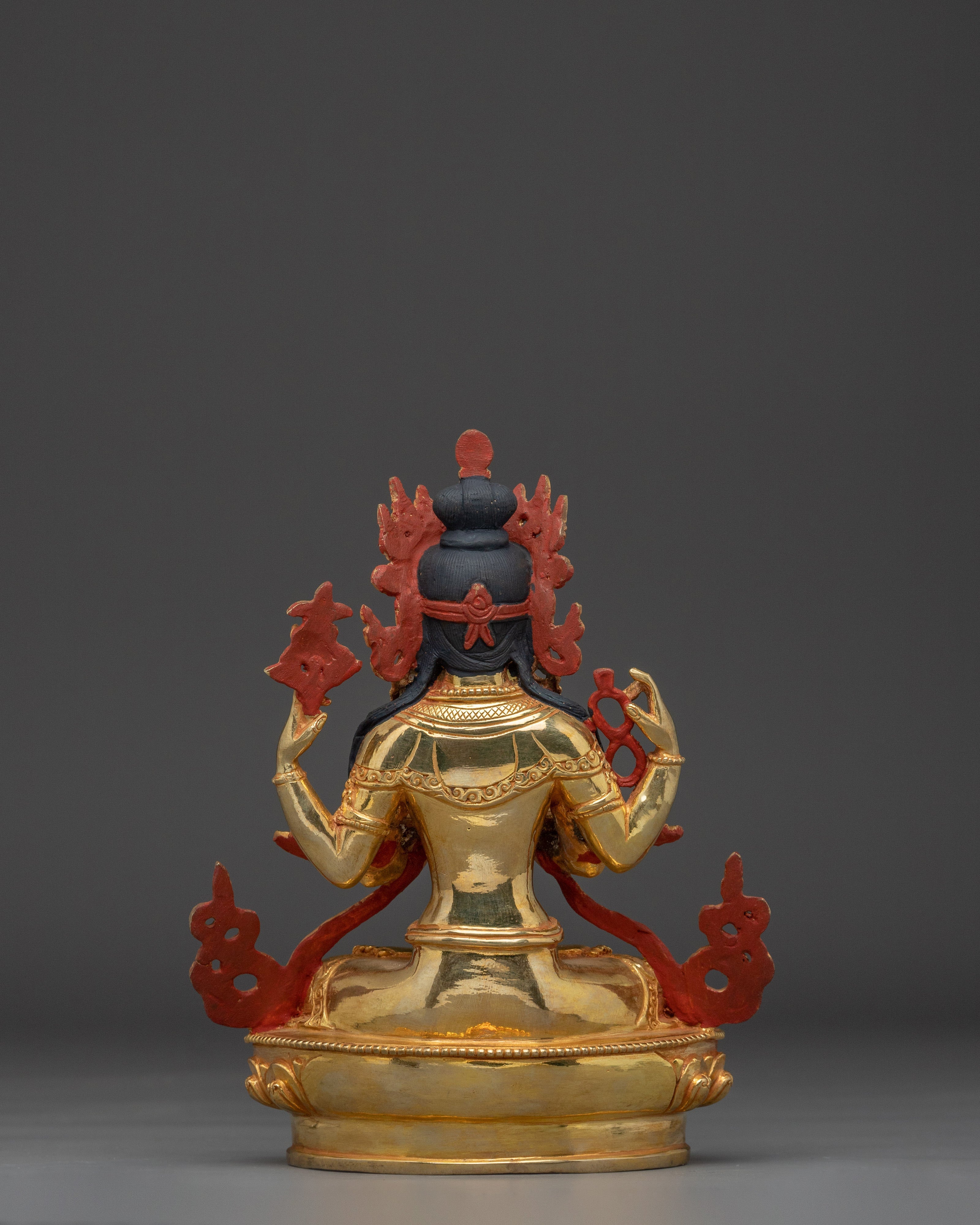 Handcrafted Buddha Artwork of Chenrezig | Protector and Healer in Tibetan Buddhism