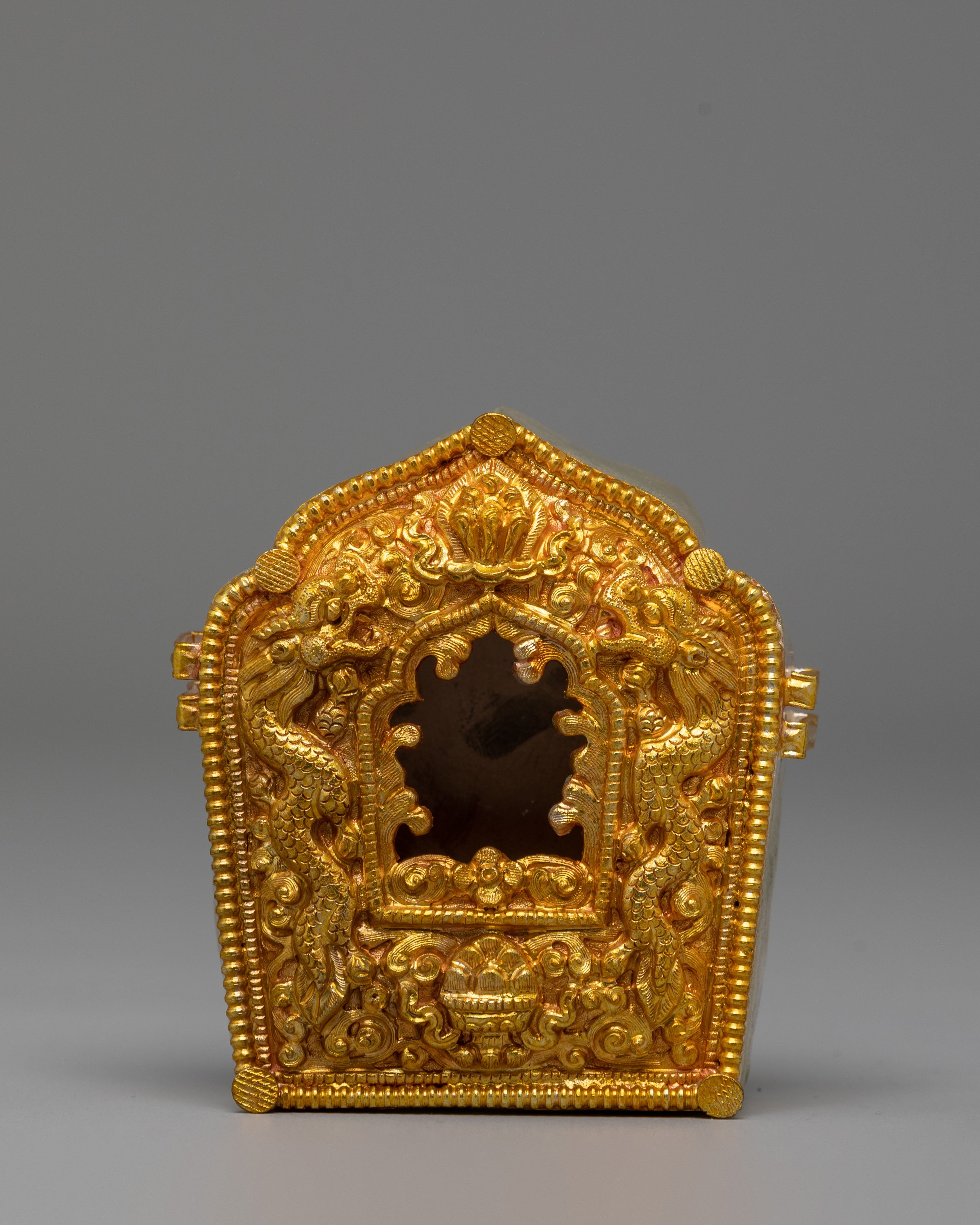 Spiritual Buddhist Amulet Ghau Box | Sacred Tibetan Prayer Box