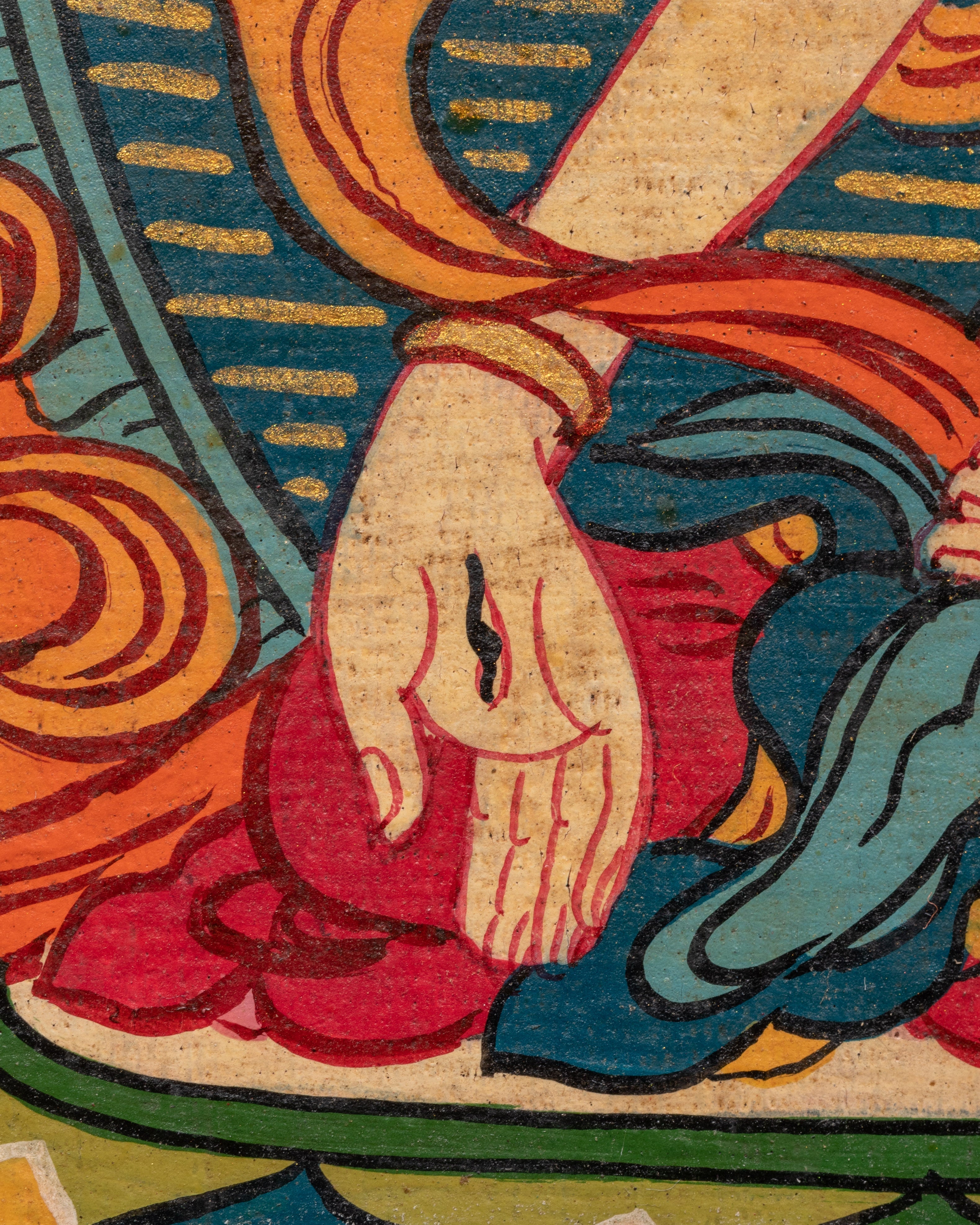 Handcrafted White Tara Wall Art | Tibetan Spiritual Goddess Painting on Wood