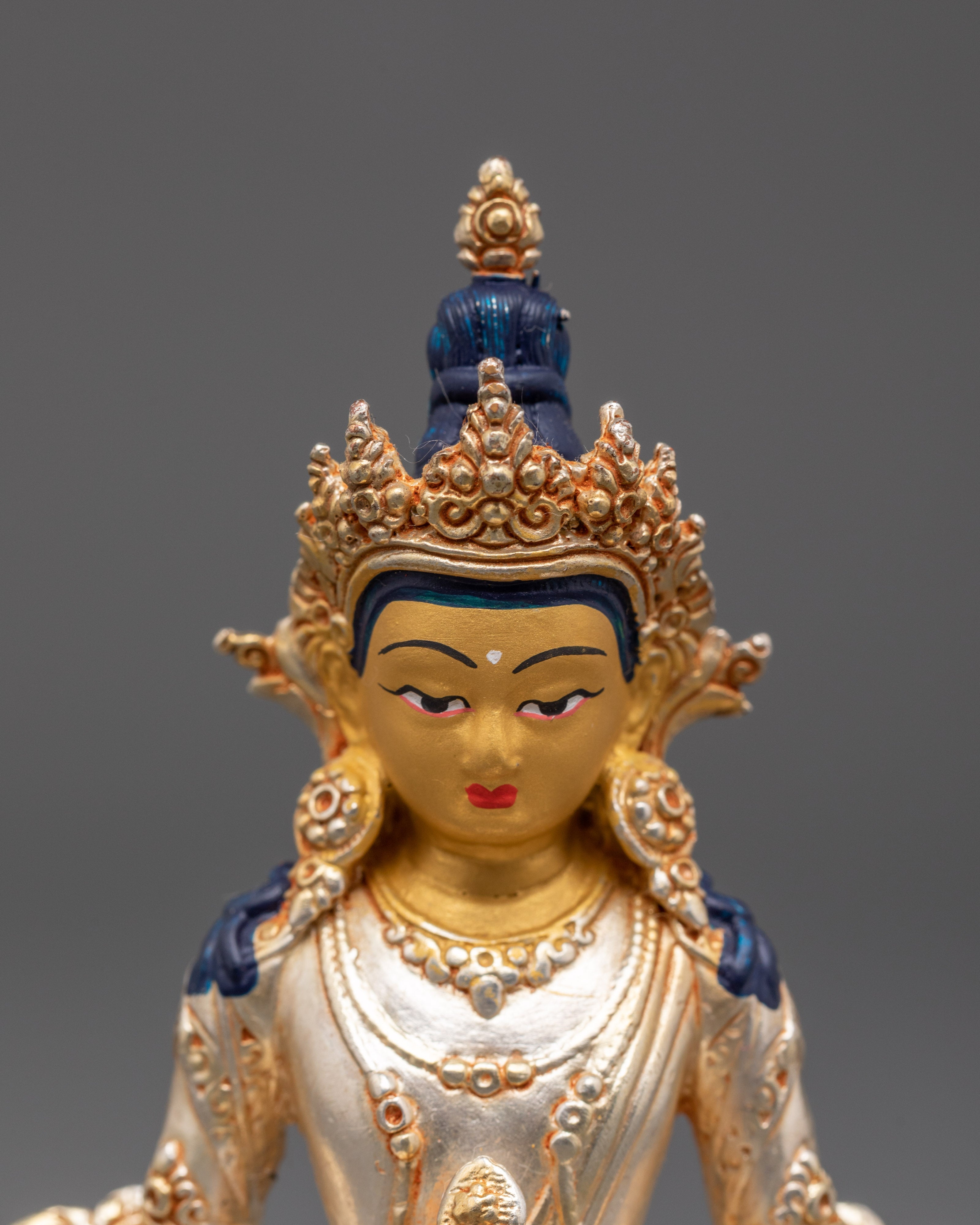 Spiritual Longevity Symbol Amitayus Statue | Tibetan Buddha of Longevity