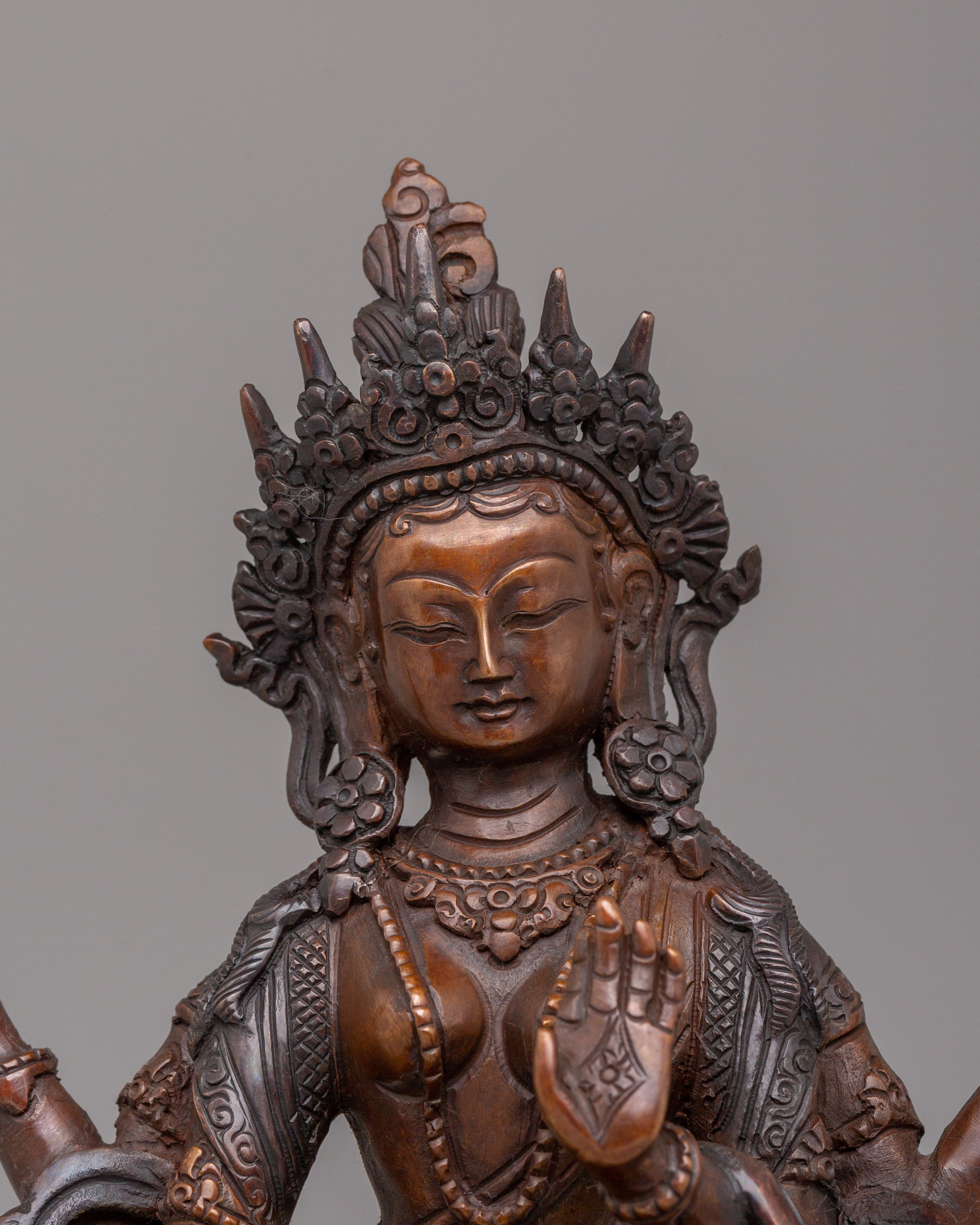 Scared Laxmi Handcrafted Statue | Hindu Deity Figurine