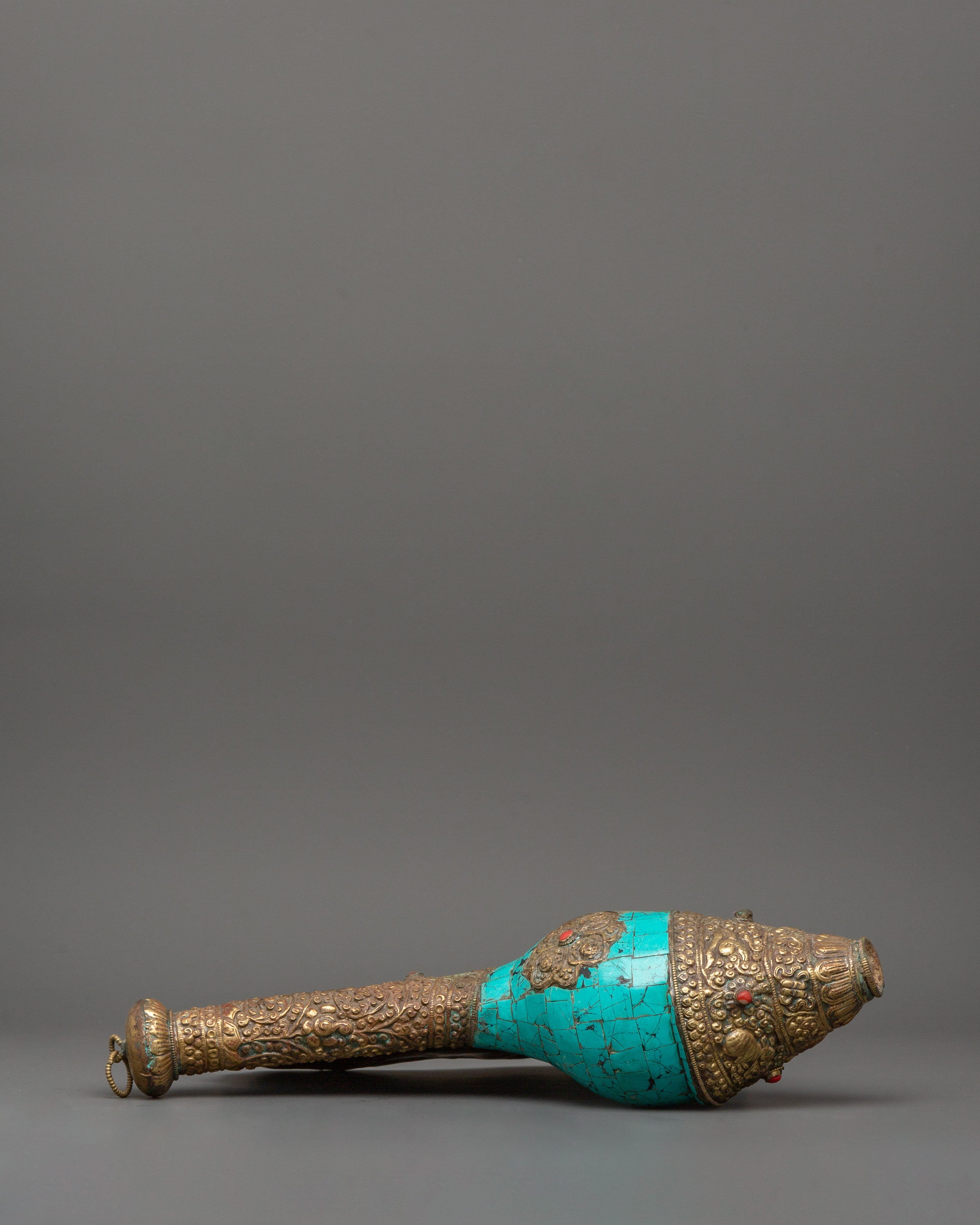 Conch for Ritual | A Sacred Tibetan Offering Tool