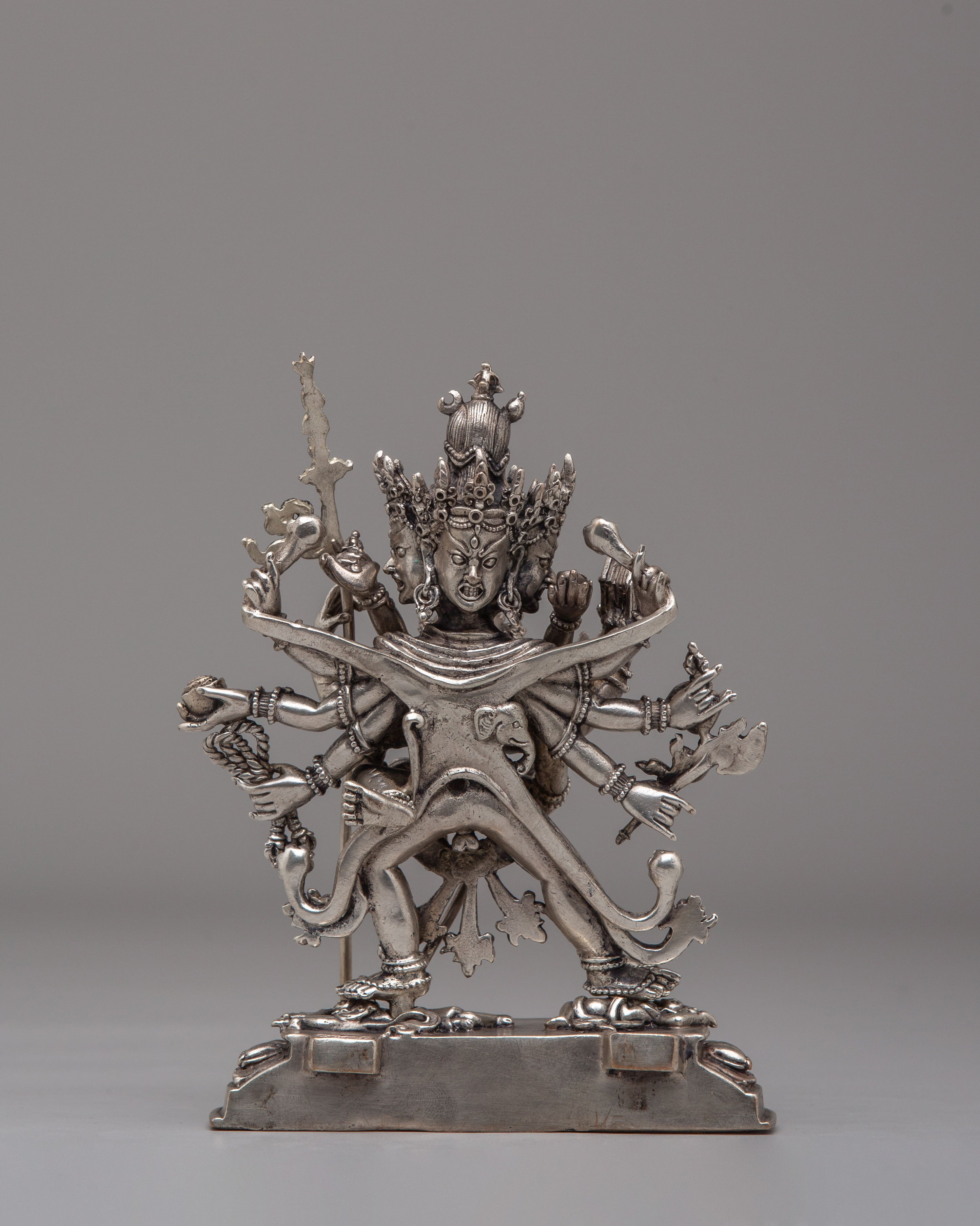 Vajrayana Chakrasamvara With Consort Statue | Tibetan Buddhist Art