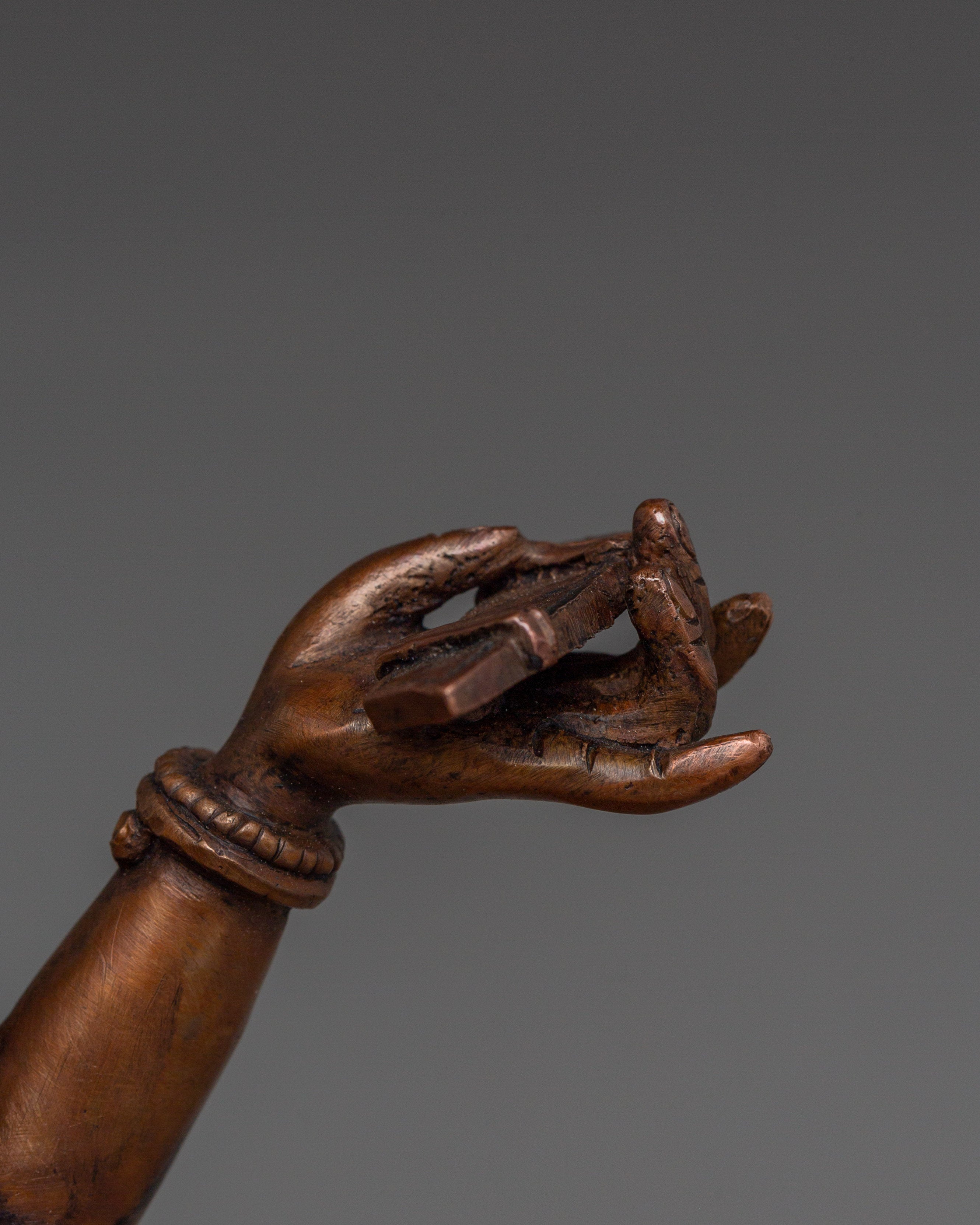 Oxidized Copper Body Prajna paramita Wisdom Statue | Spiritual Wisdom and Enlightenment