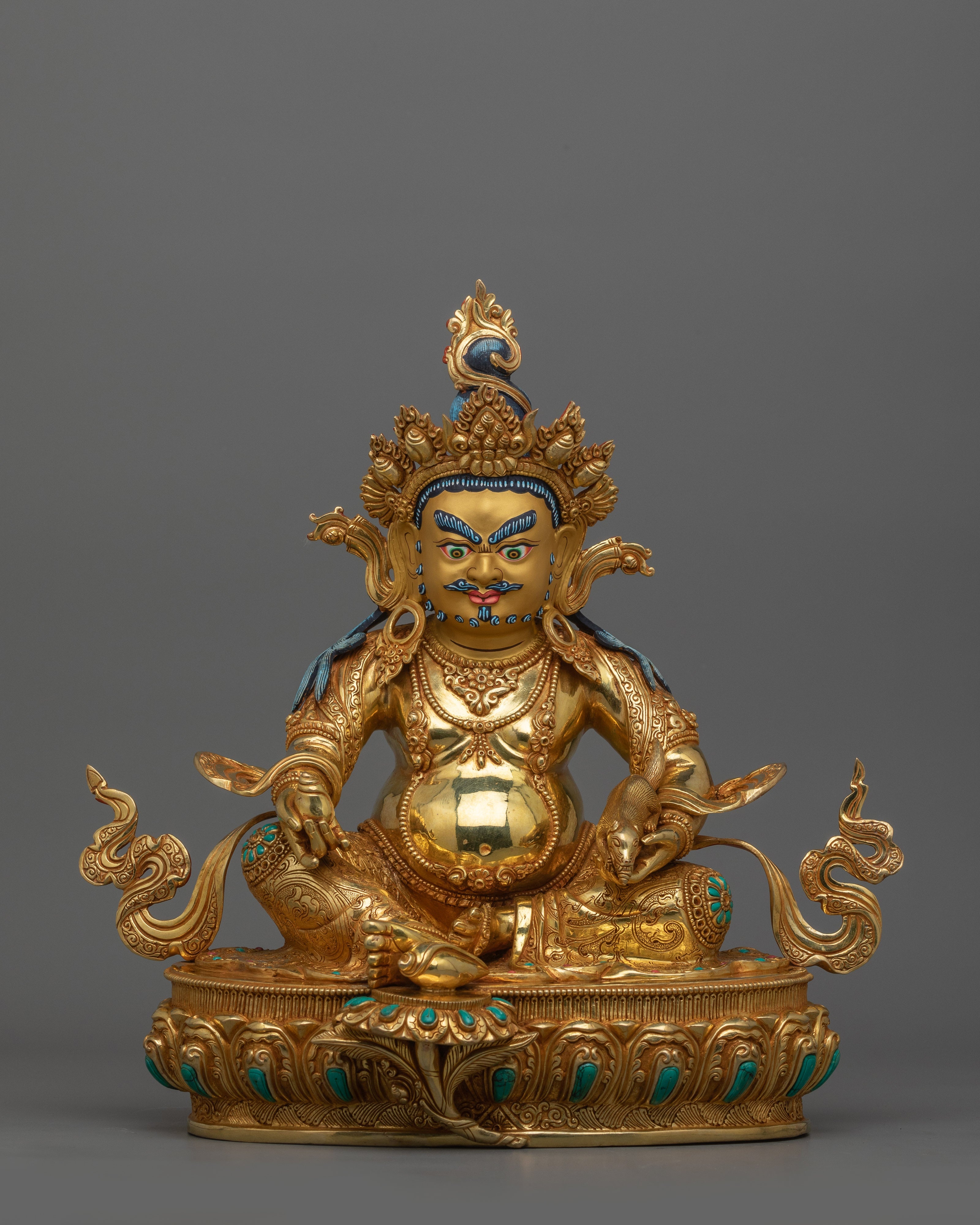 handmade-statue-of-wealth-deity-dzambhala