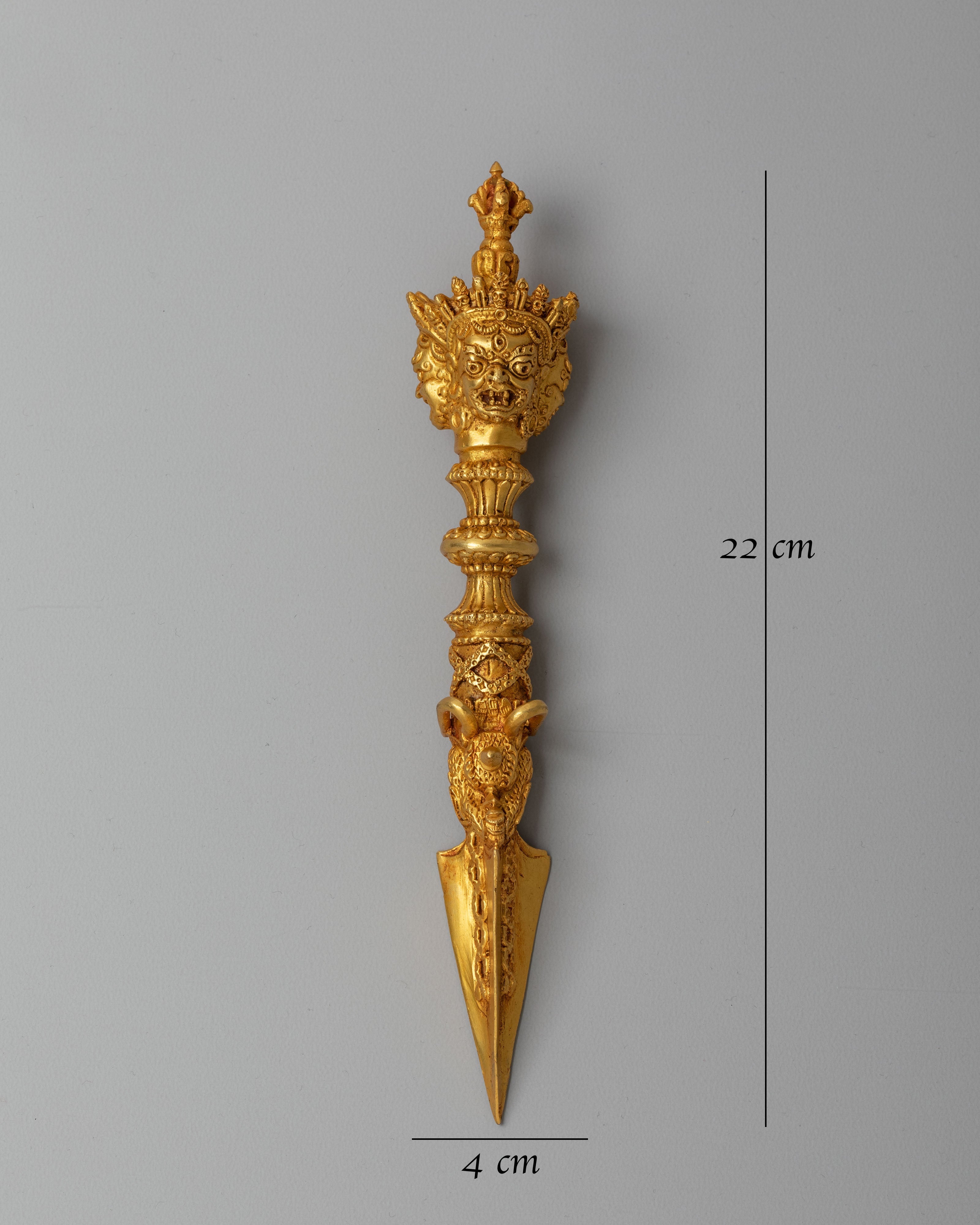 Himalayan Ritual Dagger for Ritual | Tibetan Buddhist Tool for Meditation