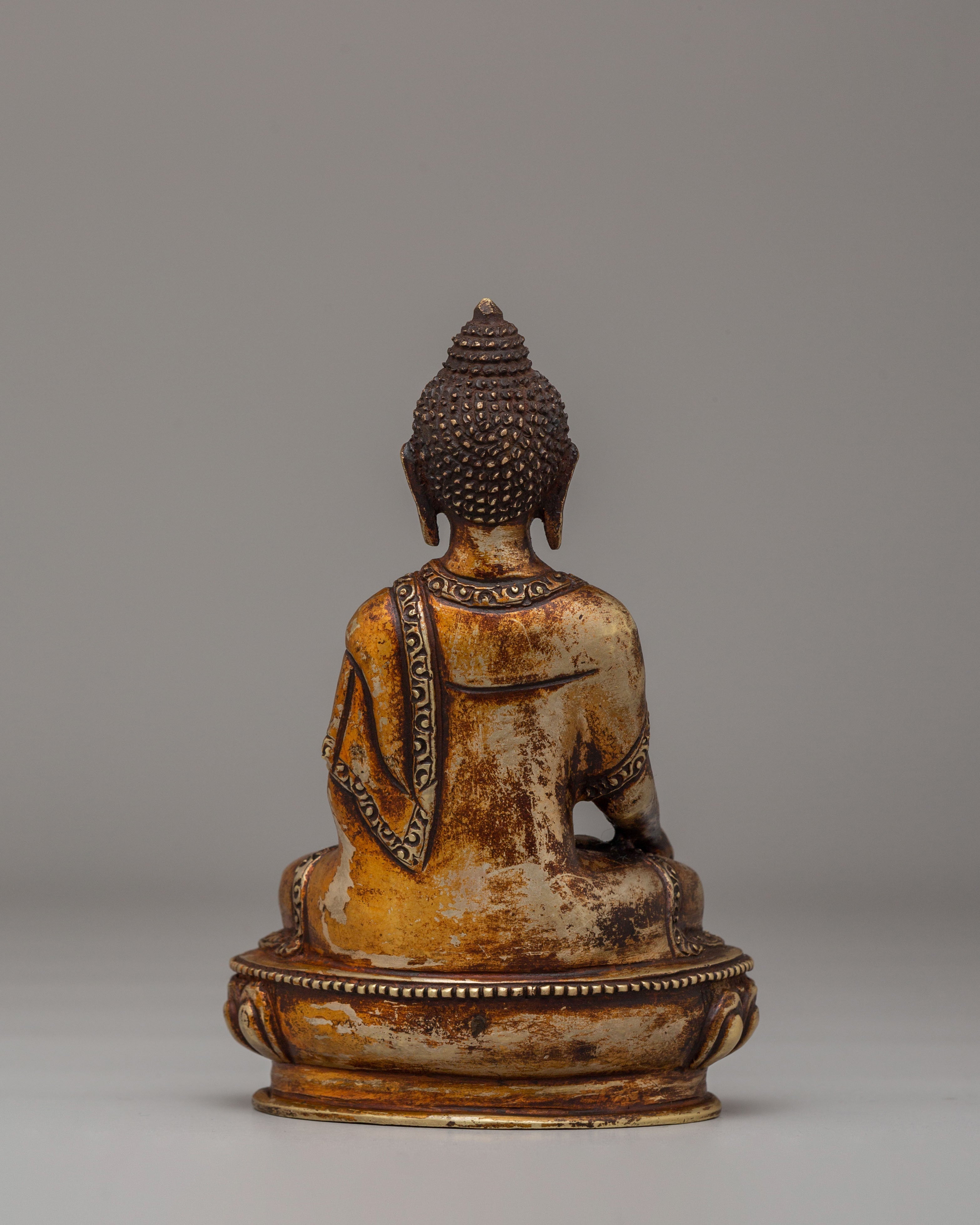 Ratnasambhava Dhyani Buddha Statue | Handcrafted Tibetan Artwork