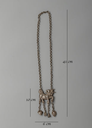 Hand-carved Tibetan Lion Locket Necklace | A Spiritual Masterpiece