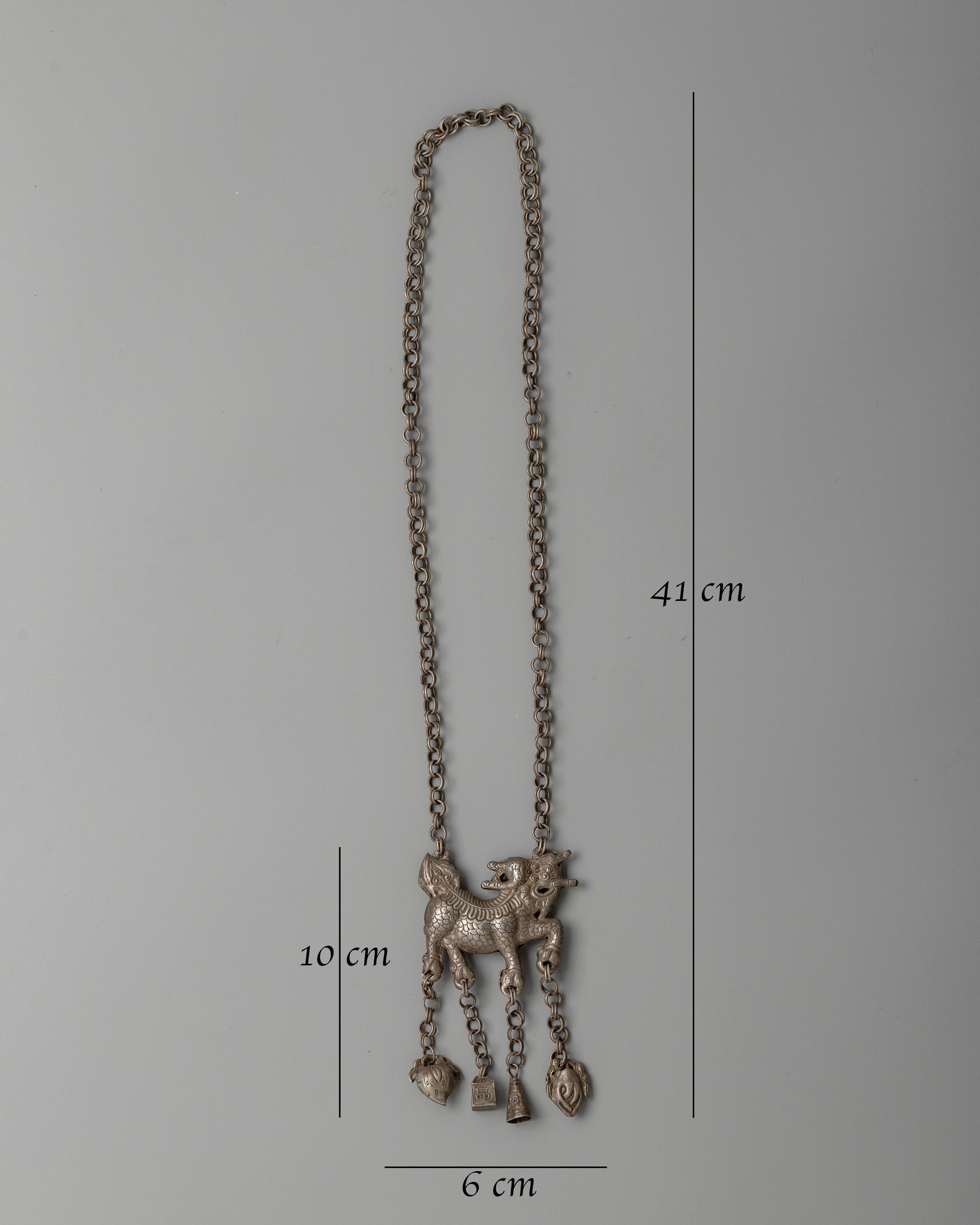 Hand-carved Tibetan Lion Locket Necklace | A Spiritual Masterpiece