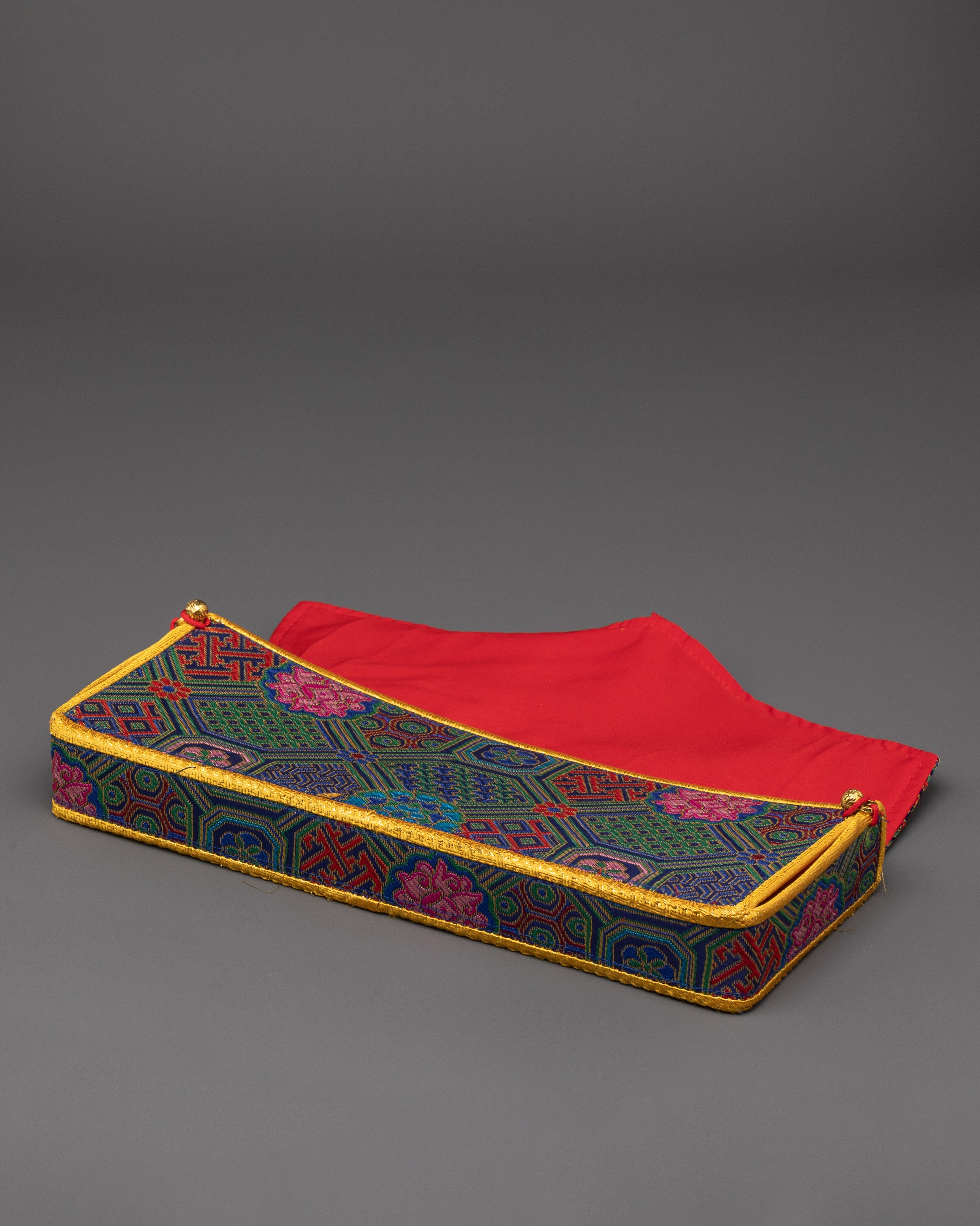 Buddhist Scripture Book Cover | Sacred Text Protection