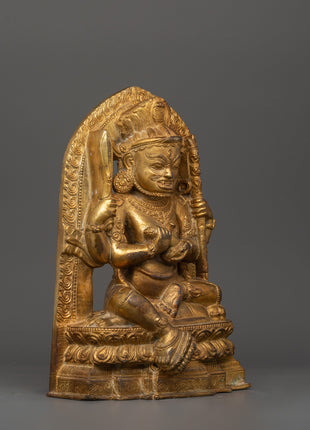 Chaturbhuja Mahakala Statue | Powerful Tibetan Protector Deity