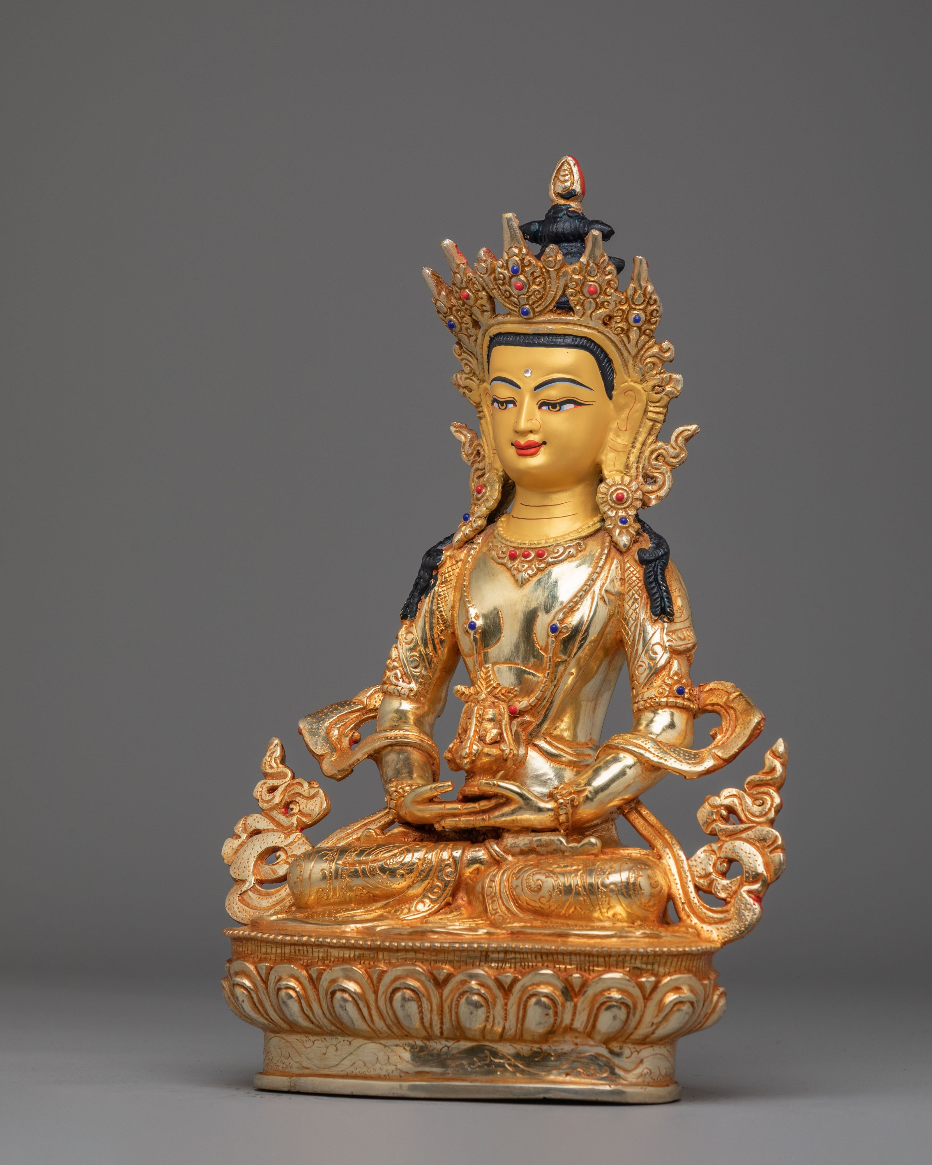 Tibetan Longevity Buddha Amitayus Statue | Symbol of Infinite Life