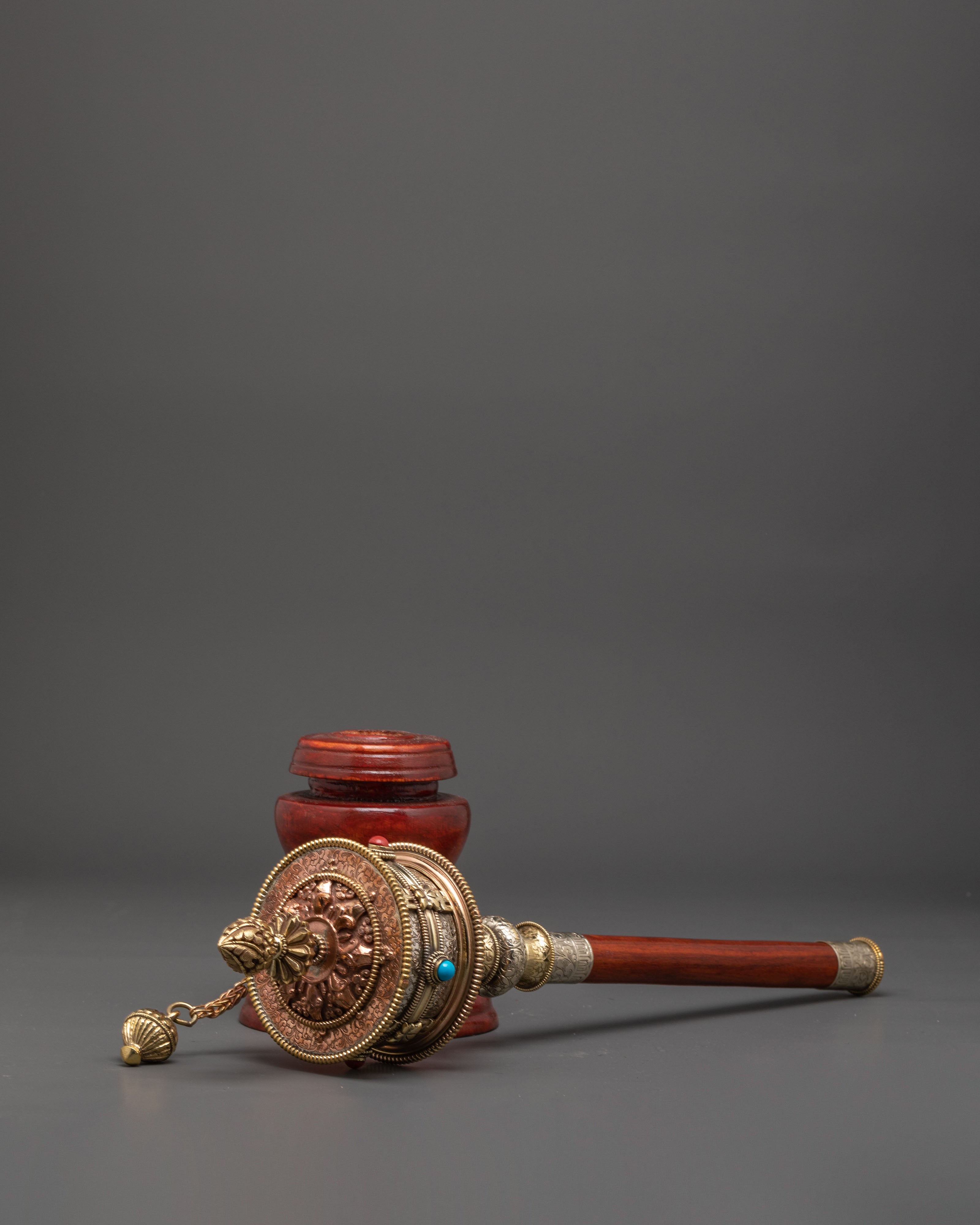 Spiritual Buddhist Prayer Wheel | Sacred Tool for Meditation