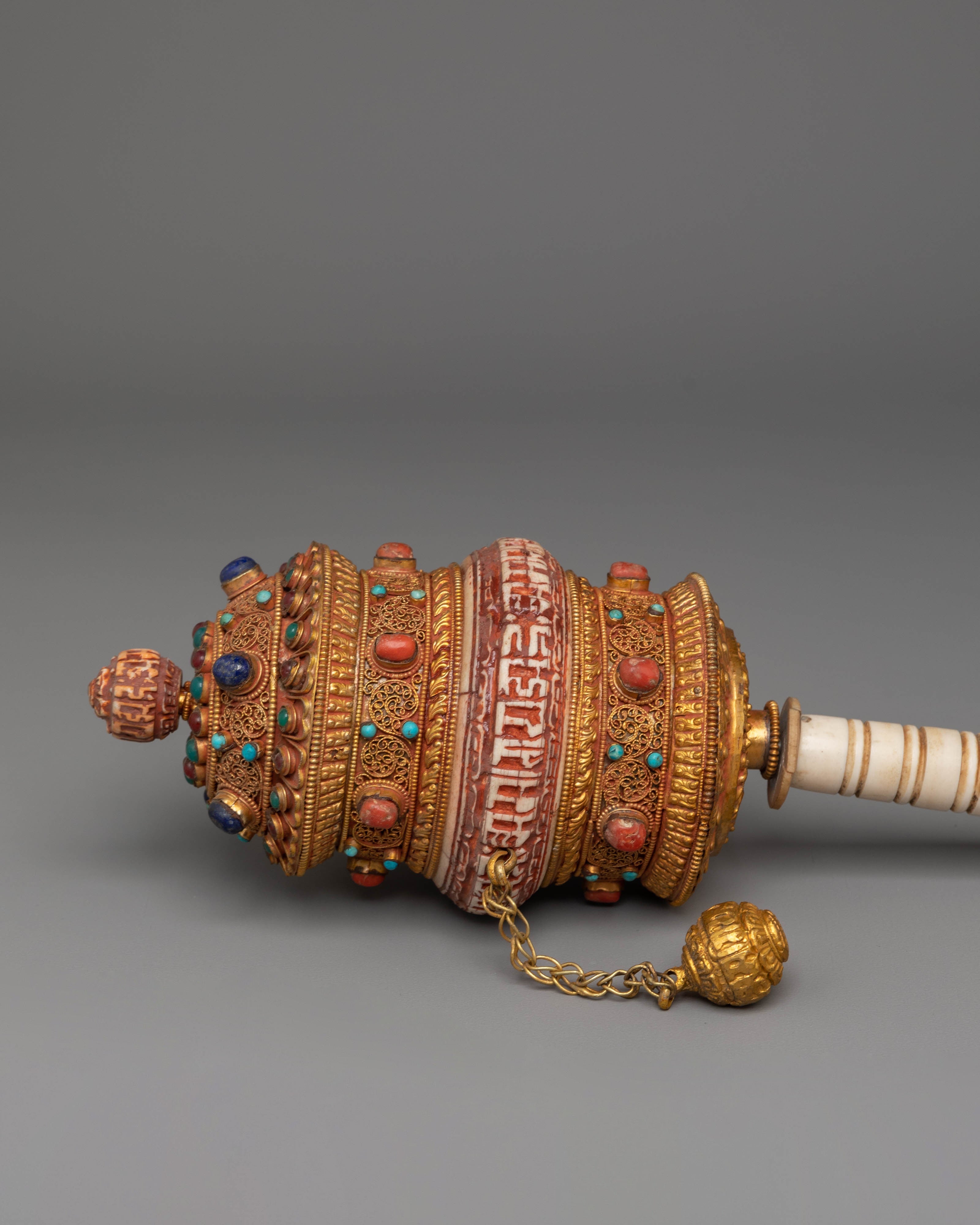 Spinning Tibetan Prayer Wheel | Meditation Tool