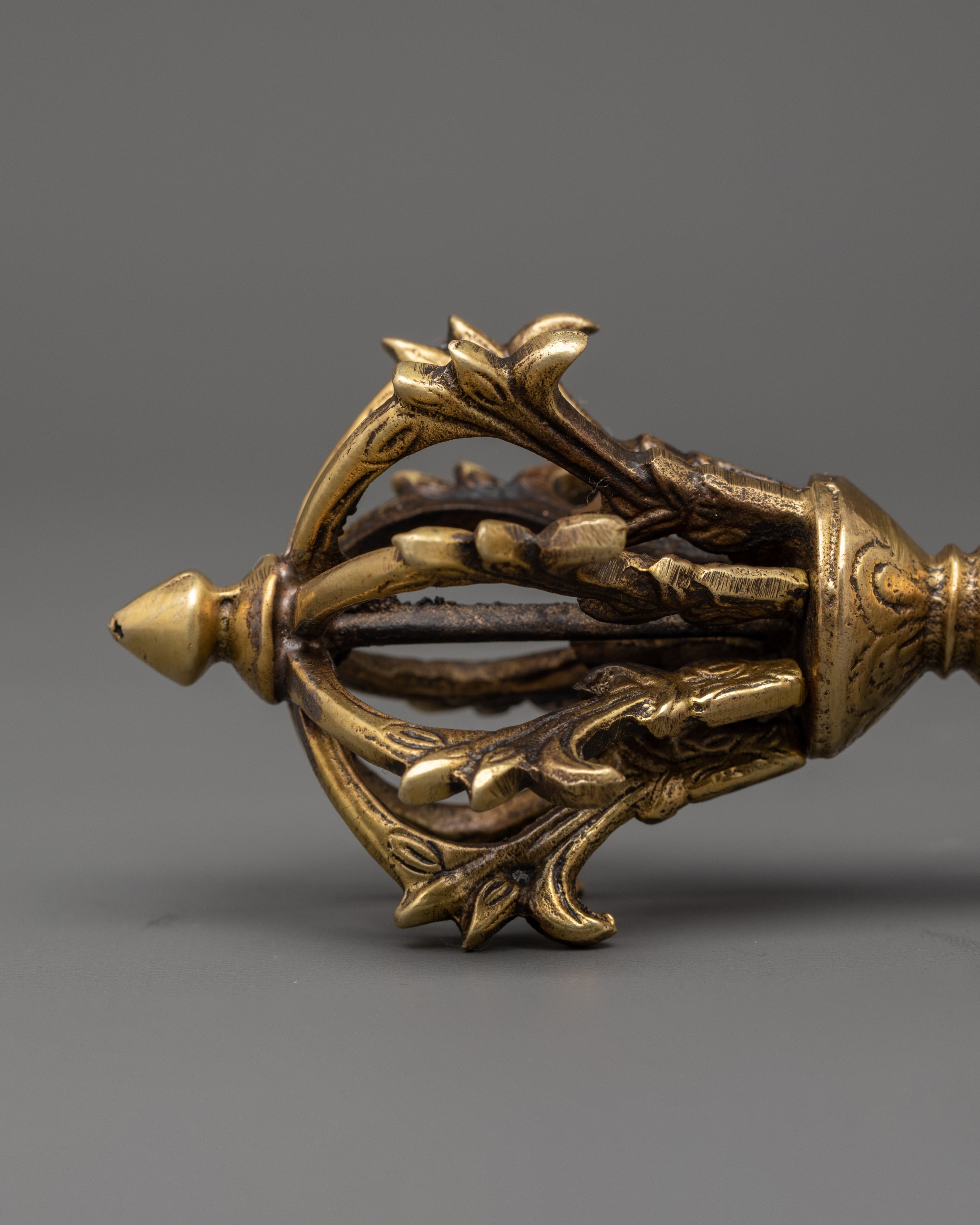 Brass Vajra Dorje | Handcrafted Enlightenment Artifact