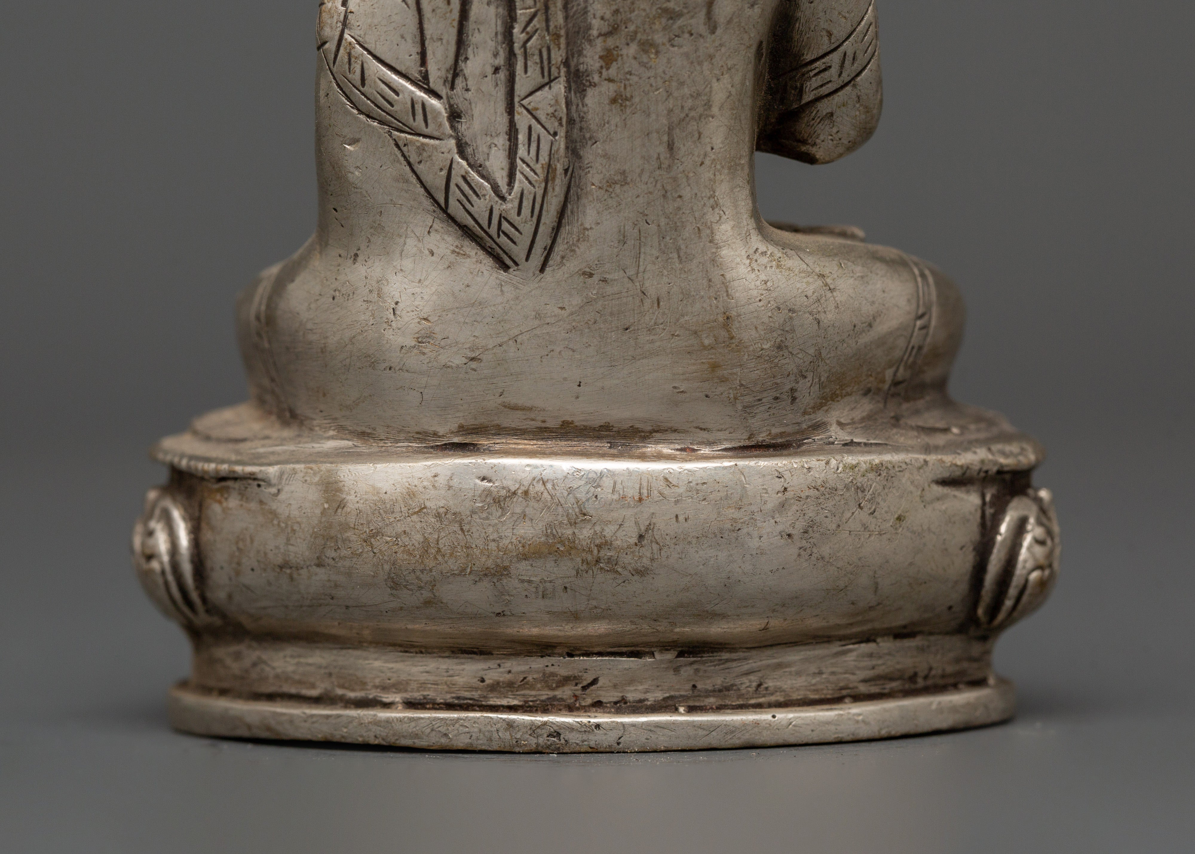 Handcrafted Tibetan Dharma Chakra Mudra Vairocana Buddha | Cosmic Buddha of Wisdom