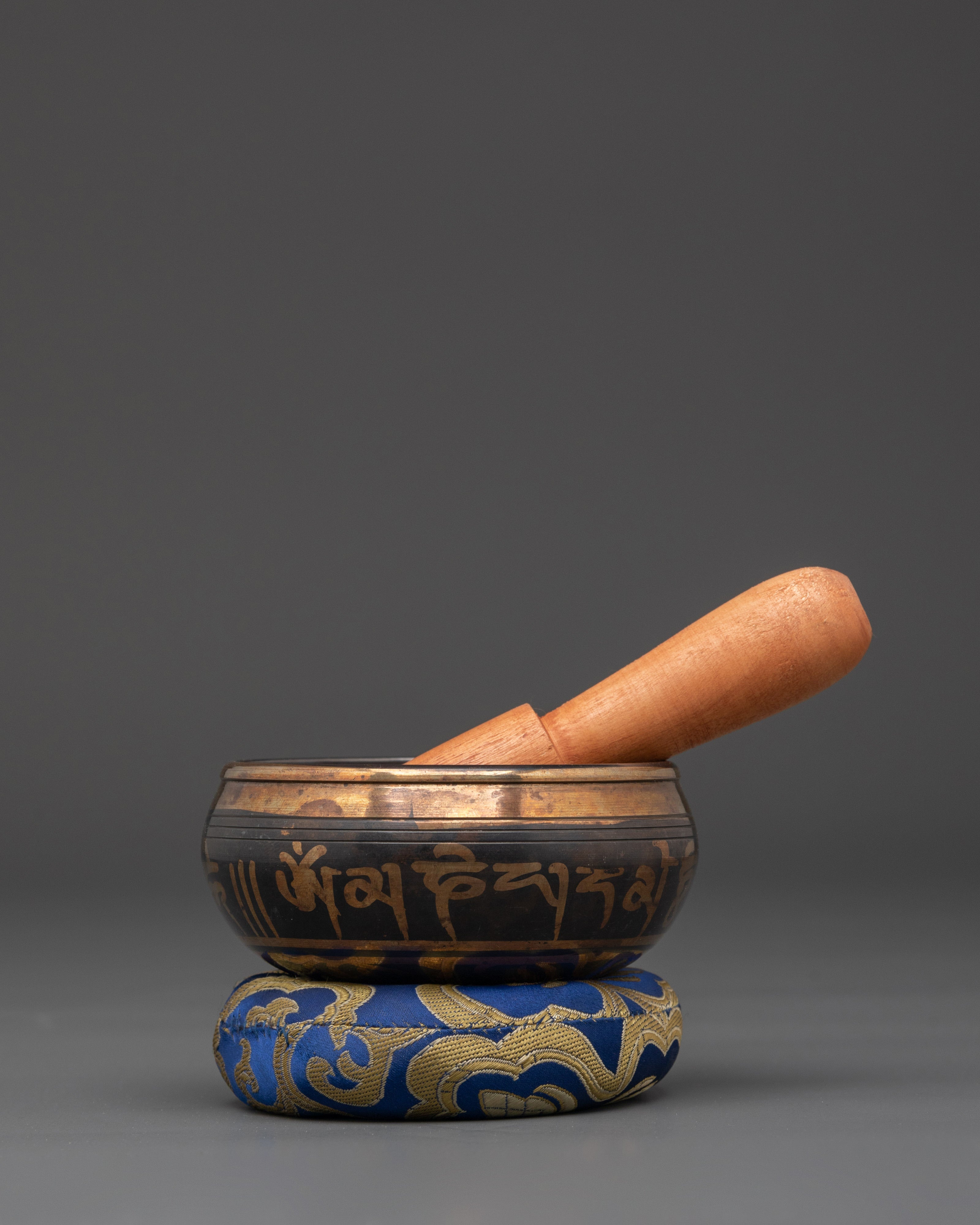 Handcrafted Bronze Singing Bowl |  Sound Healing Bowl with Stick for Meditation