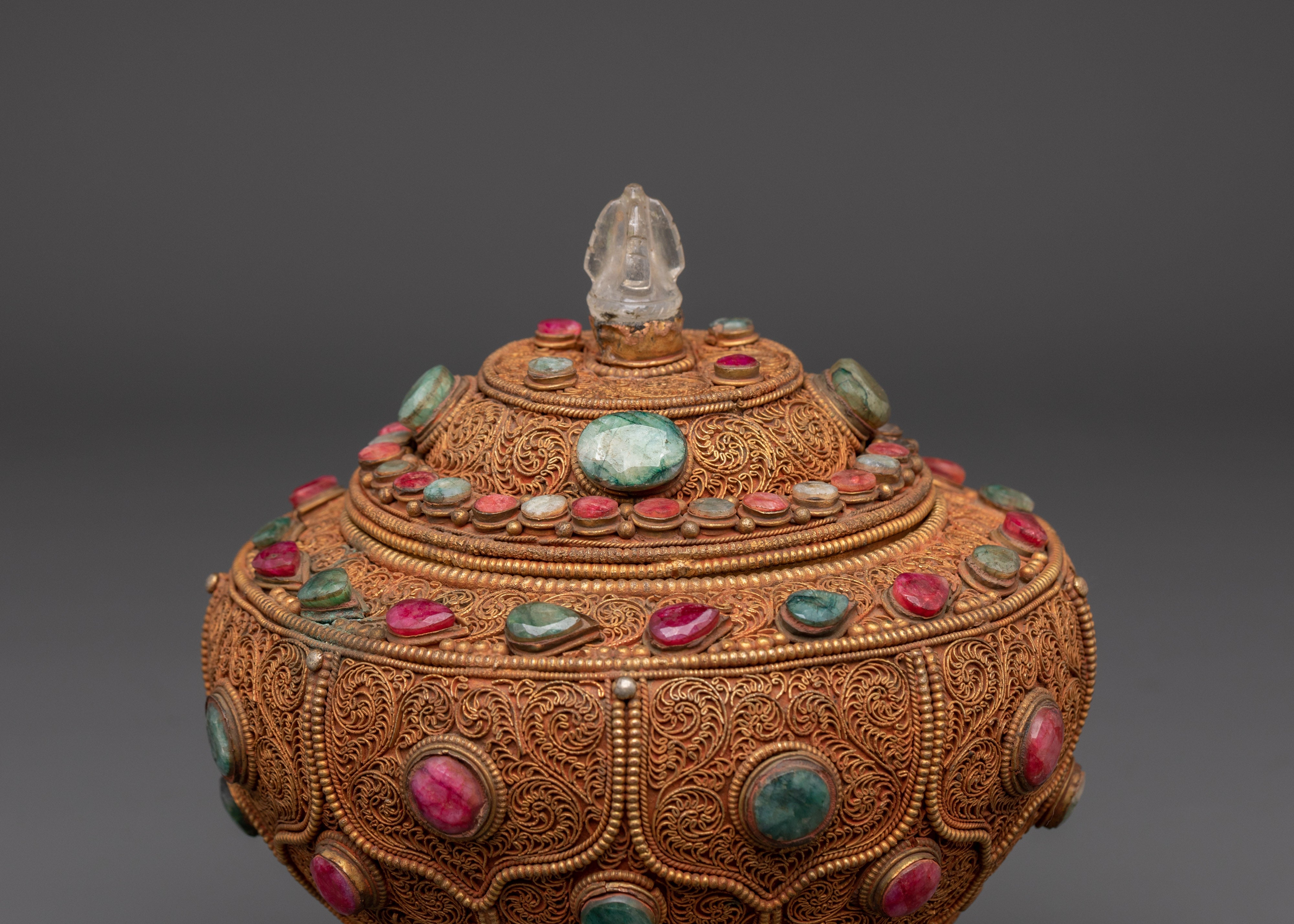 Rice Pot for Altar | Tibetan Meditation Decor
