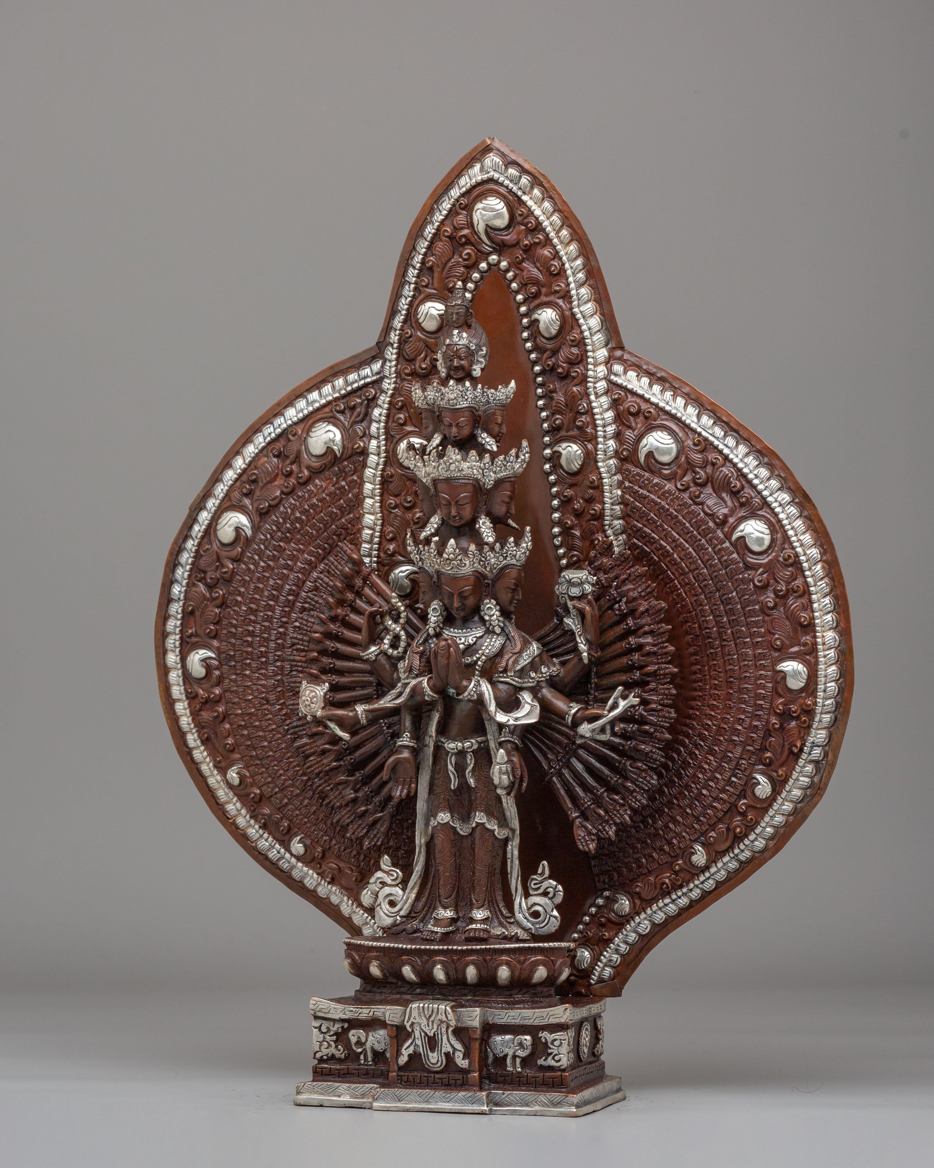 Thousand-Armed Chenrezig Sculpture | Symbol of Compassion