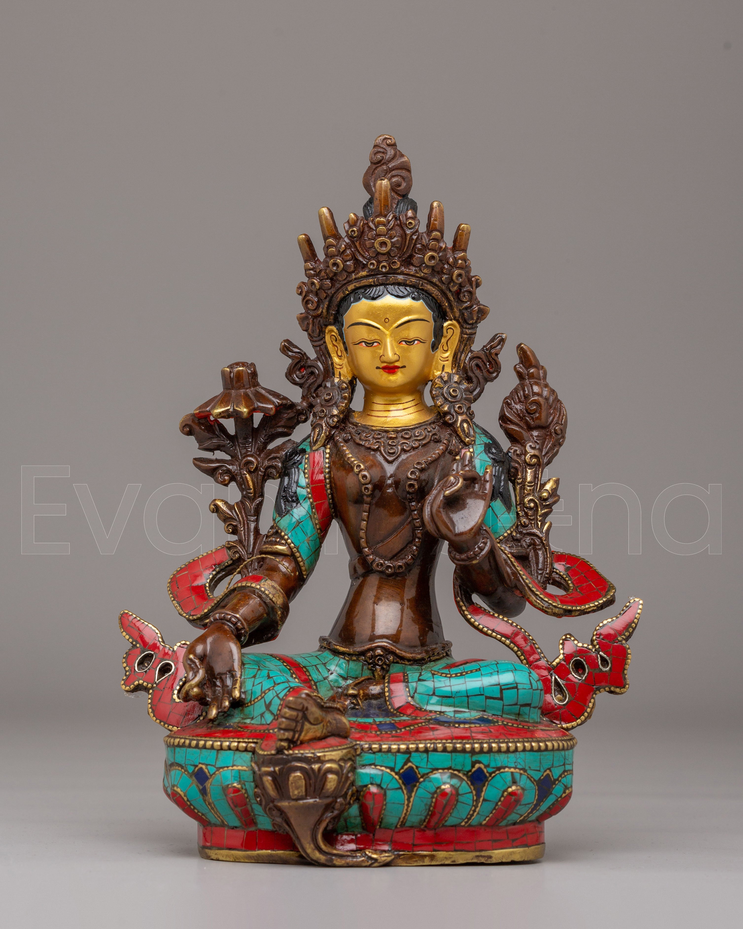 Green Tara Statue